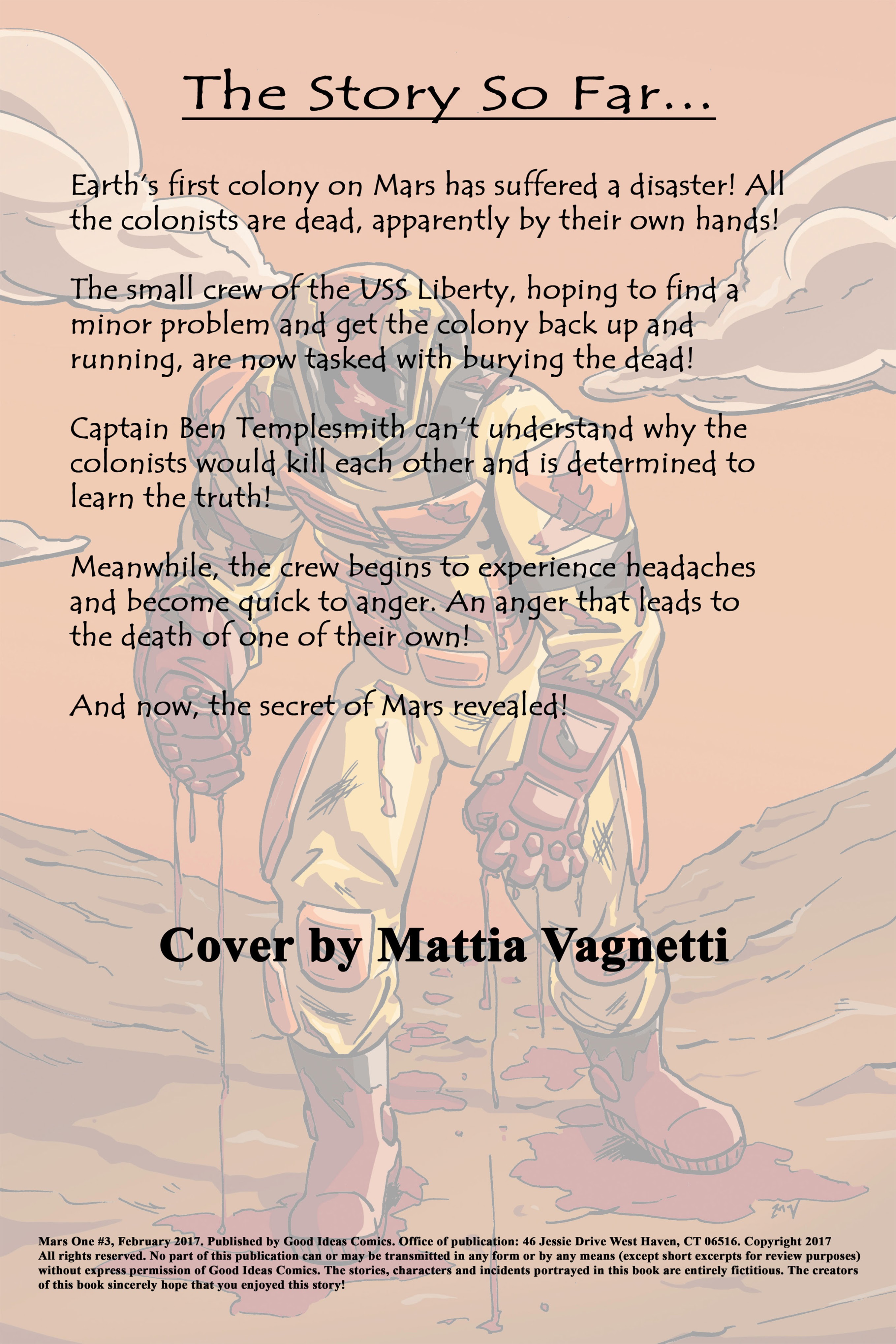 Read online Mars One comic -  Issue #3 - 2