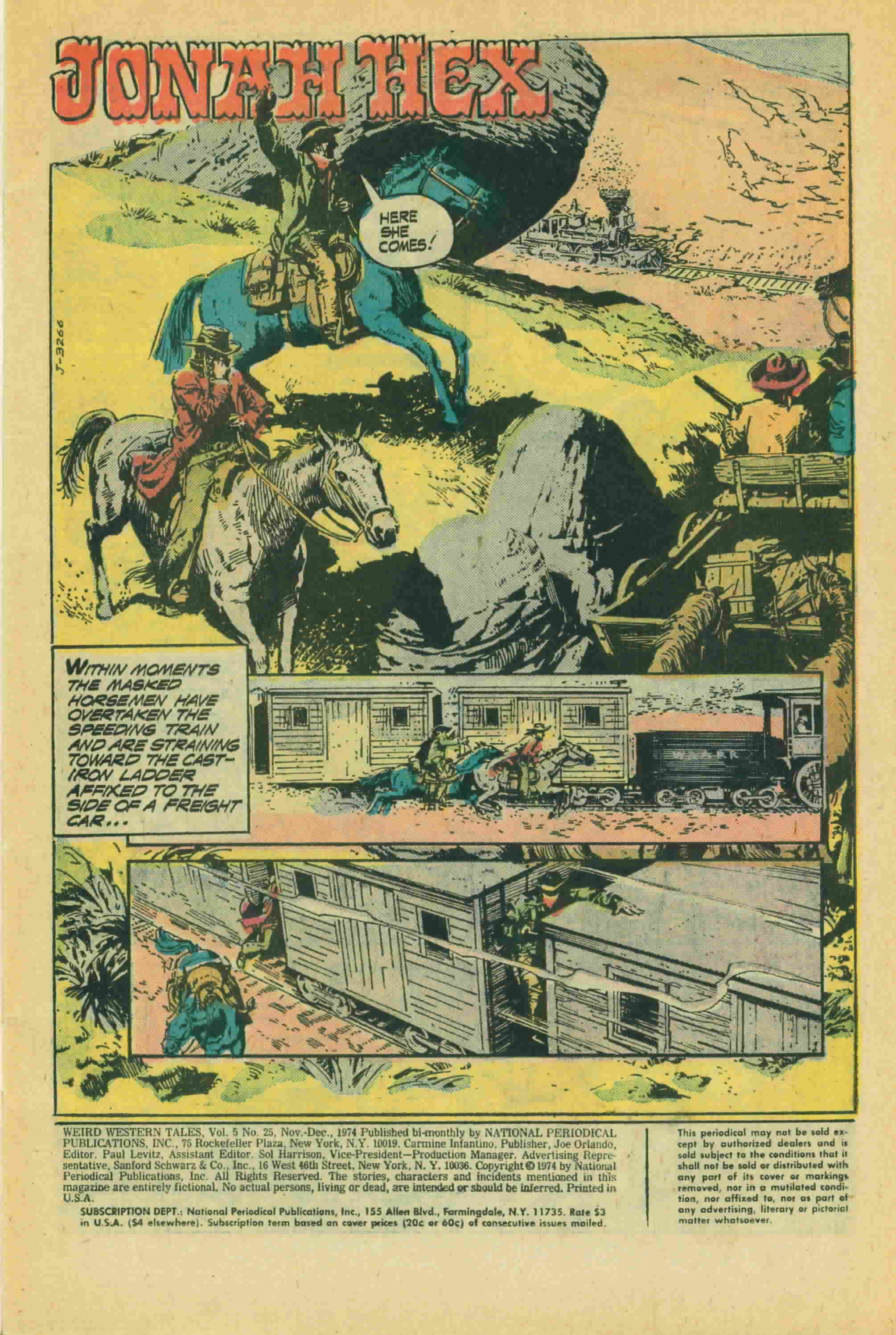 Read online Weird Western Tales (1972) comic -  Issue #25 - 2