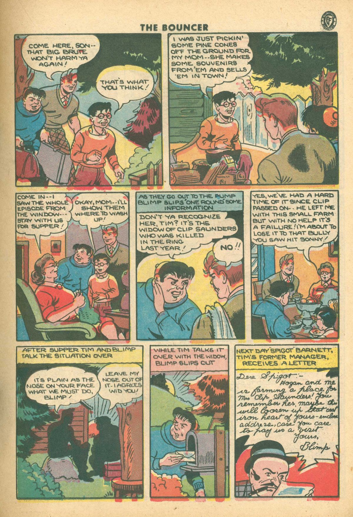 Read online The Bouncer (1944) comic -  Issue #14 - 15
