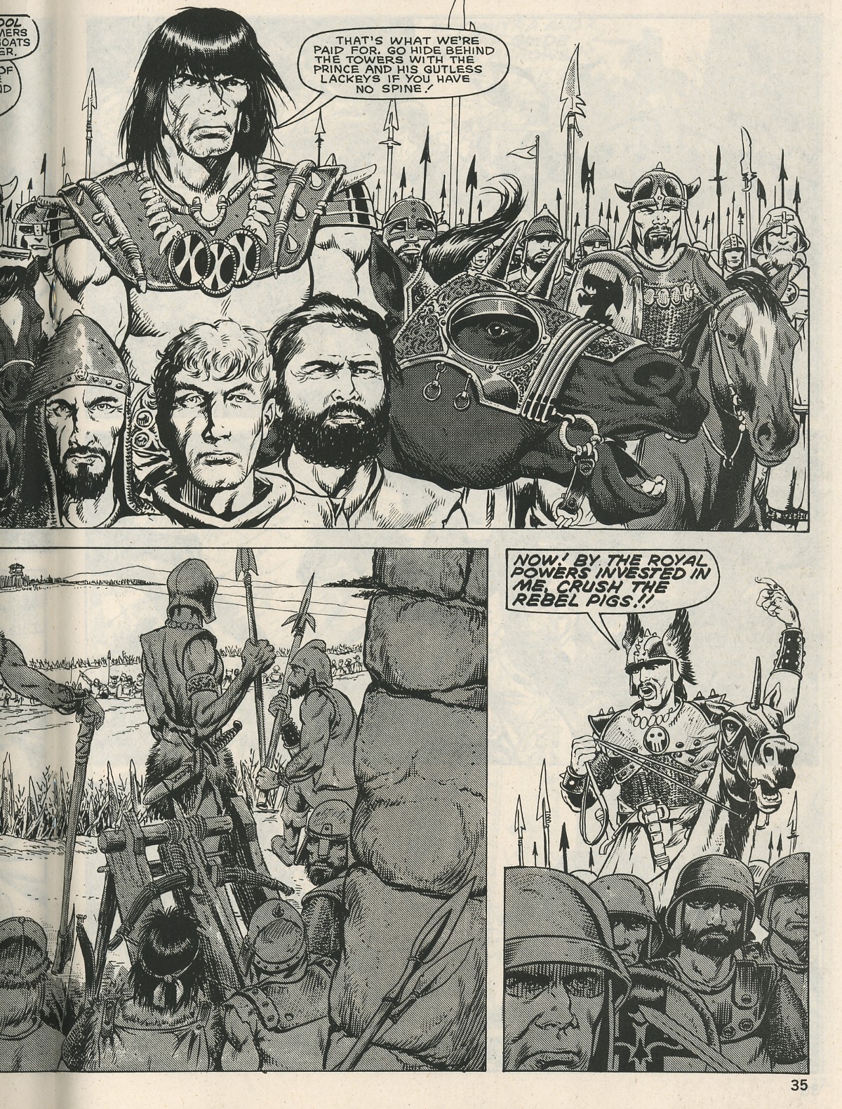 The Savage Sword Of Conan issue 126 - Page 35