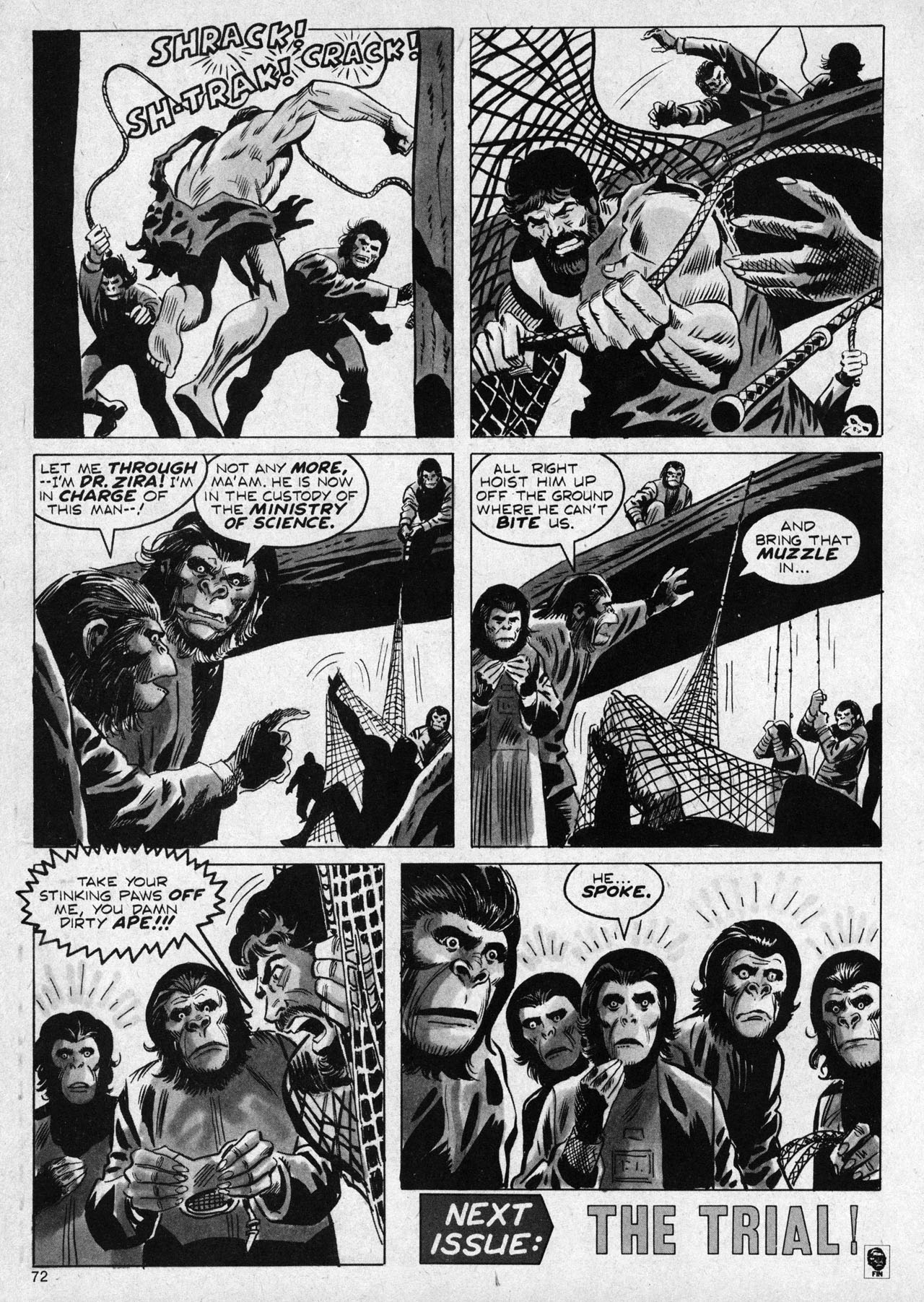 Read online Planet of the Apes comic -  Issue #3 - 70