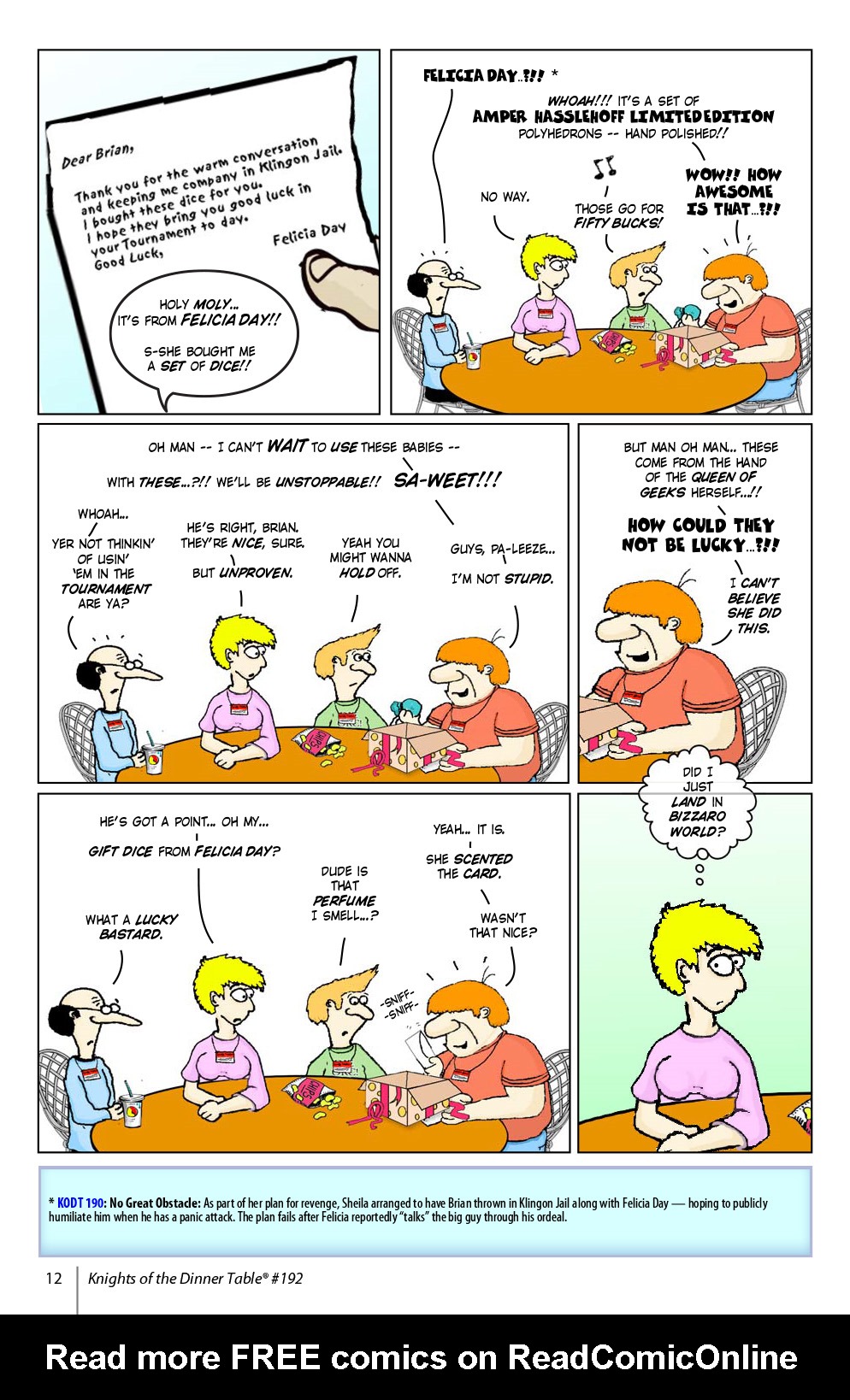 Read online Knights of the Dinner Table comic -  Issue #192 - 14