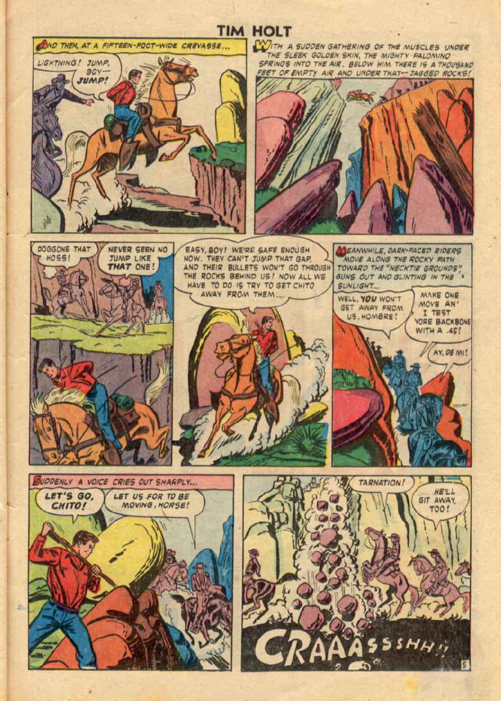 Read online Tim Holt comic -  Issue #10 - 7