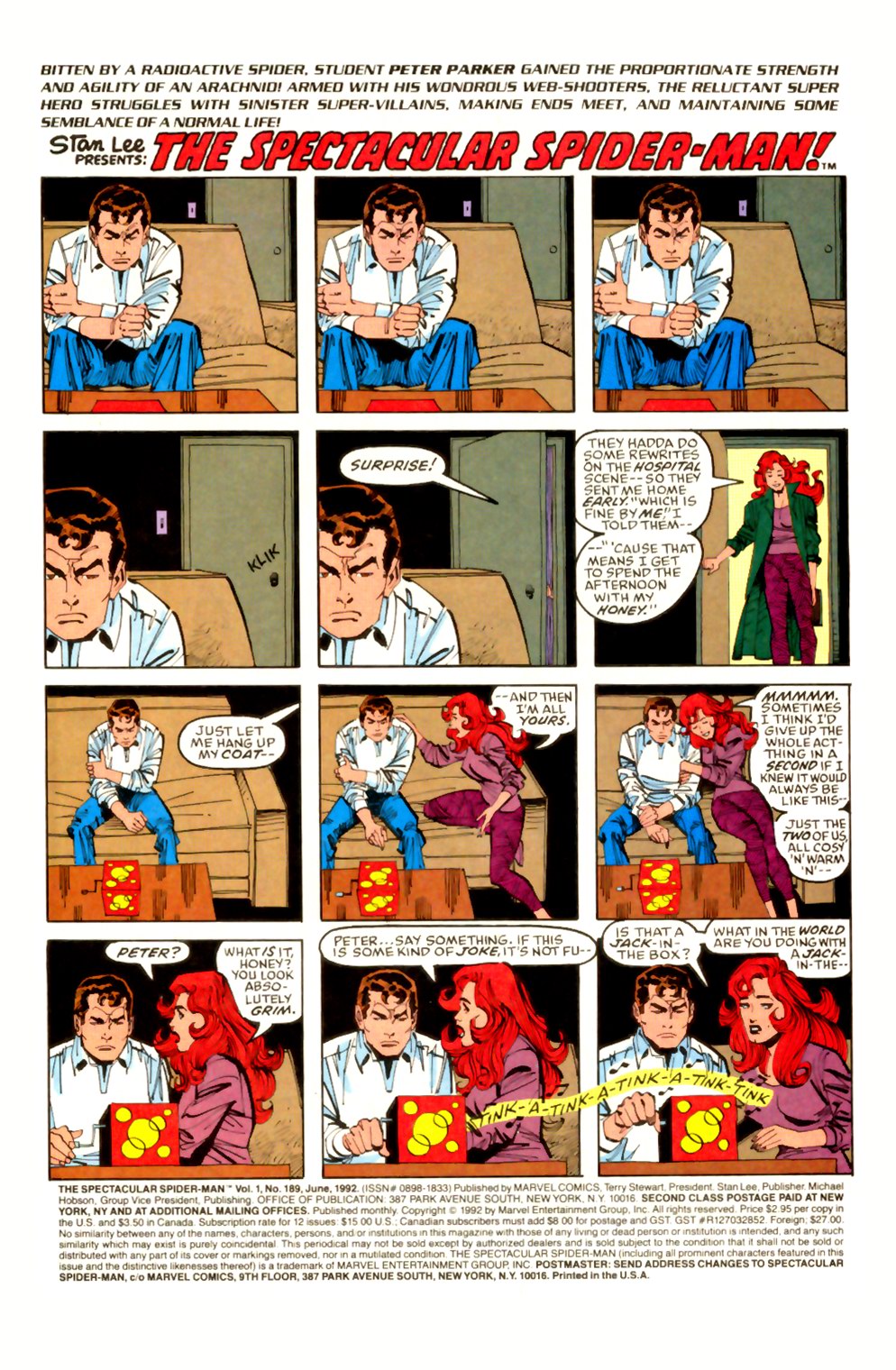 Read online The Spectacular Spider-Man (1976) comic -  Issue #189 - 2