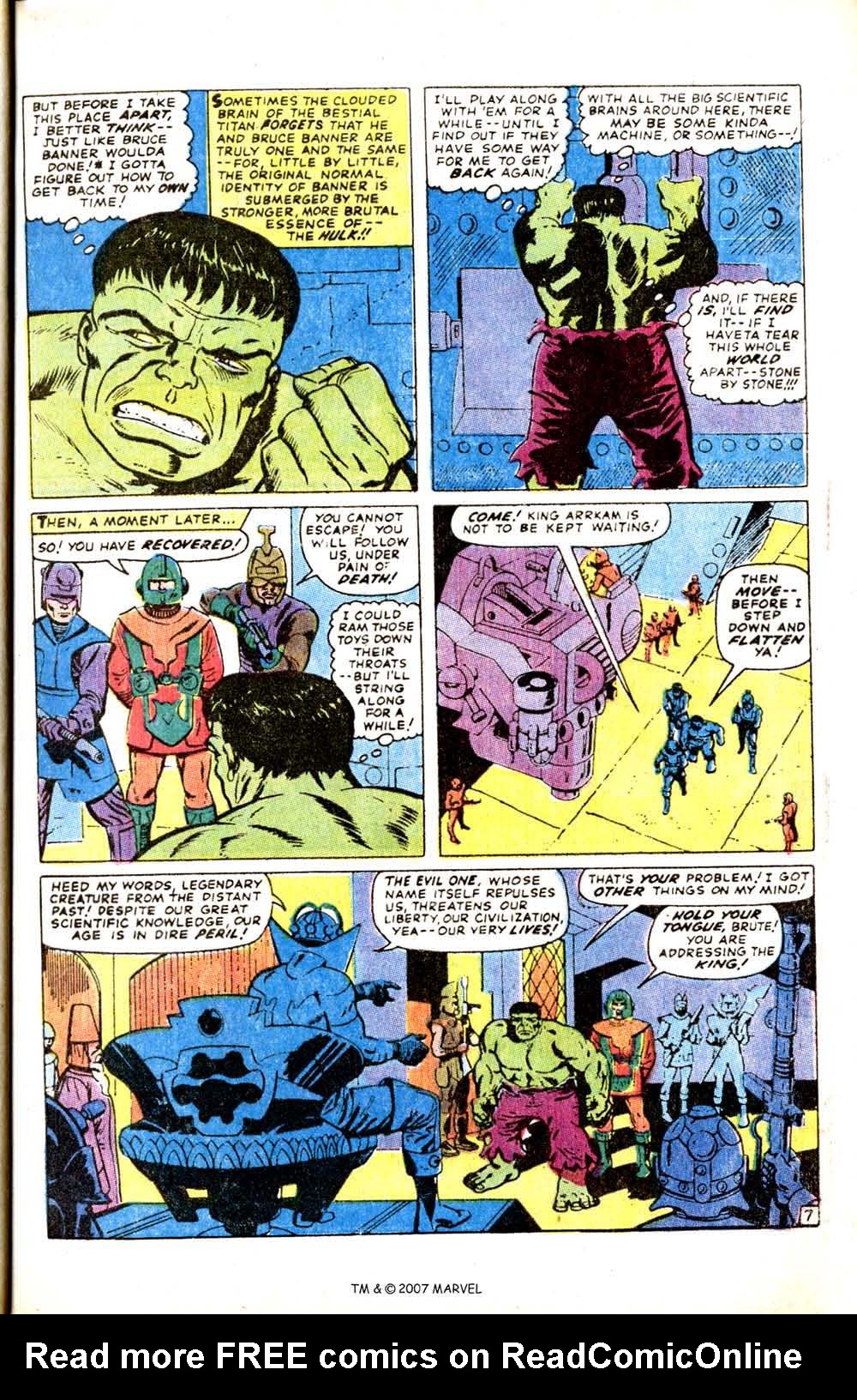 Read online The Incredible Hulk Annual comic -  Issue #4 - 23