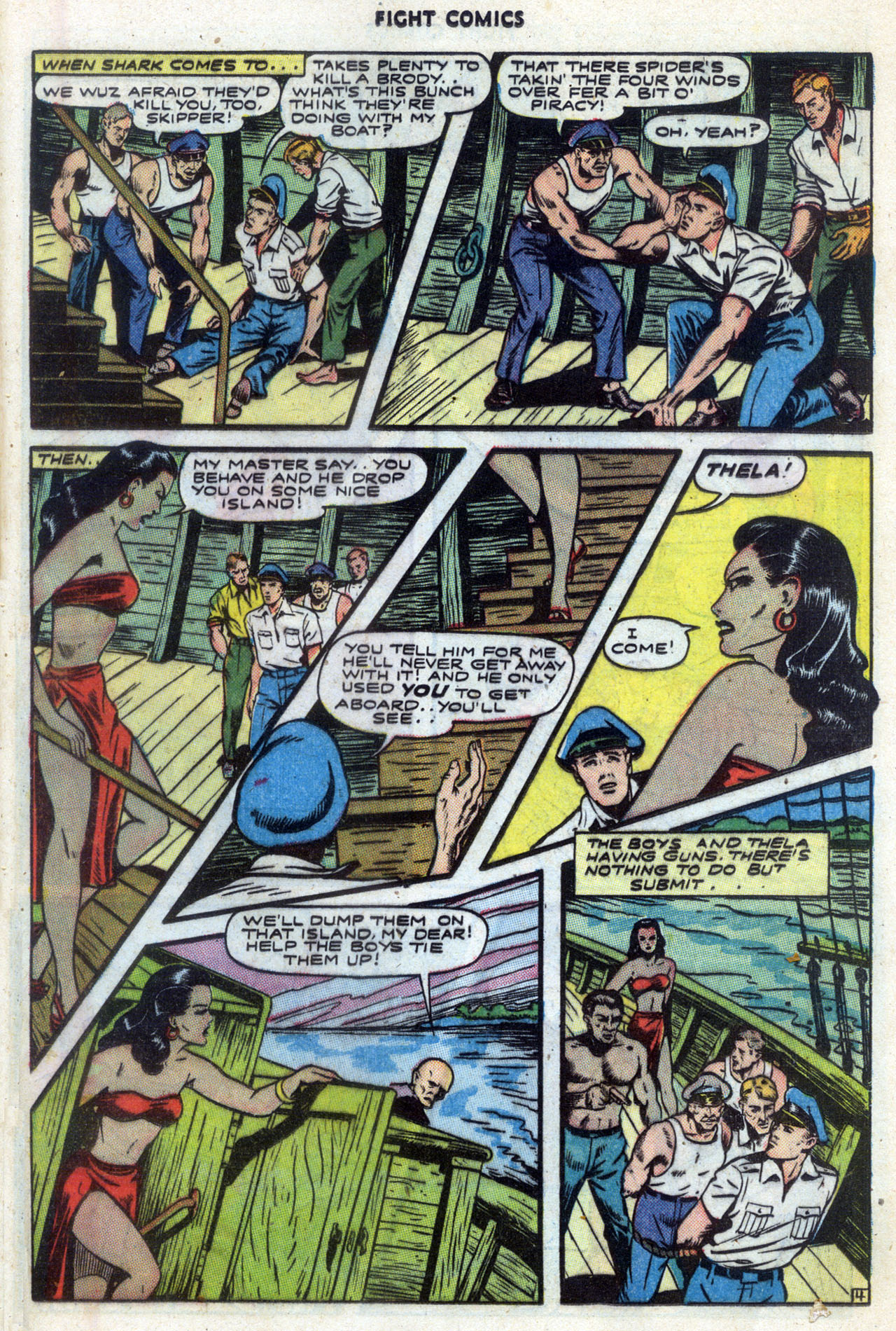 Read online Fight Comics comic -  Issue #39 - 37