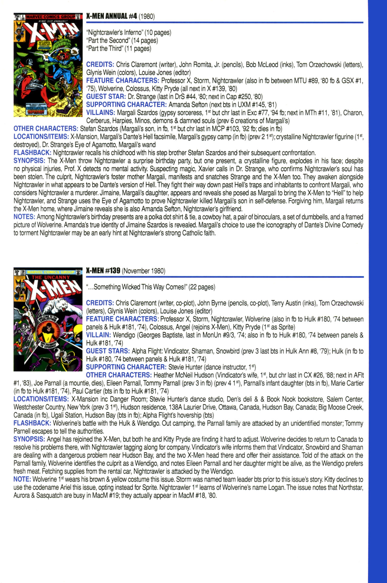 Read online Official Index to the Marvel Universe comic -  Issue #3 - 61
