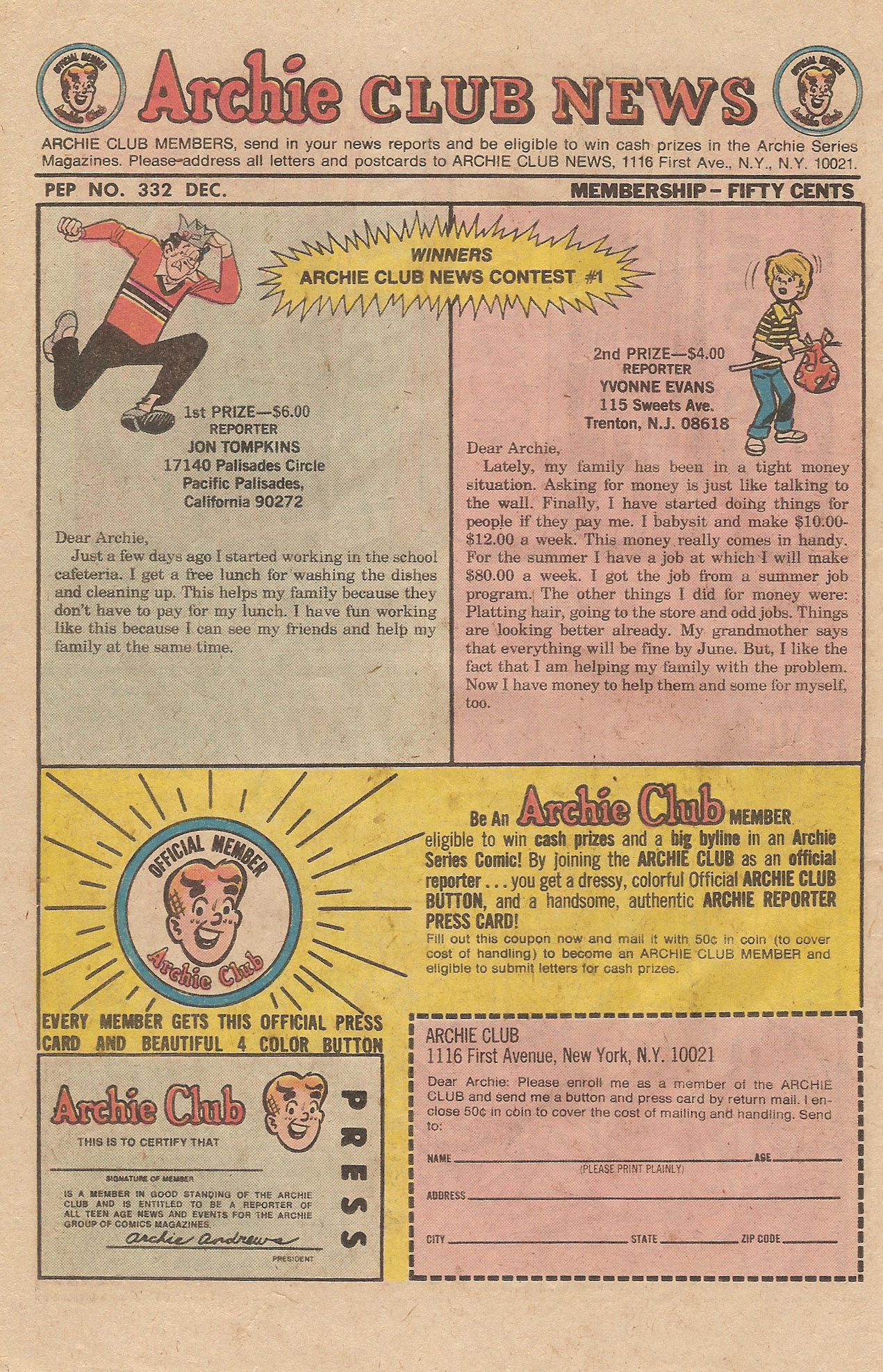 Read online Pep Comics comic -  Issue #332 - 18