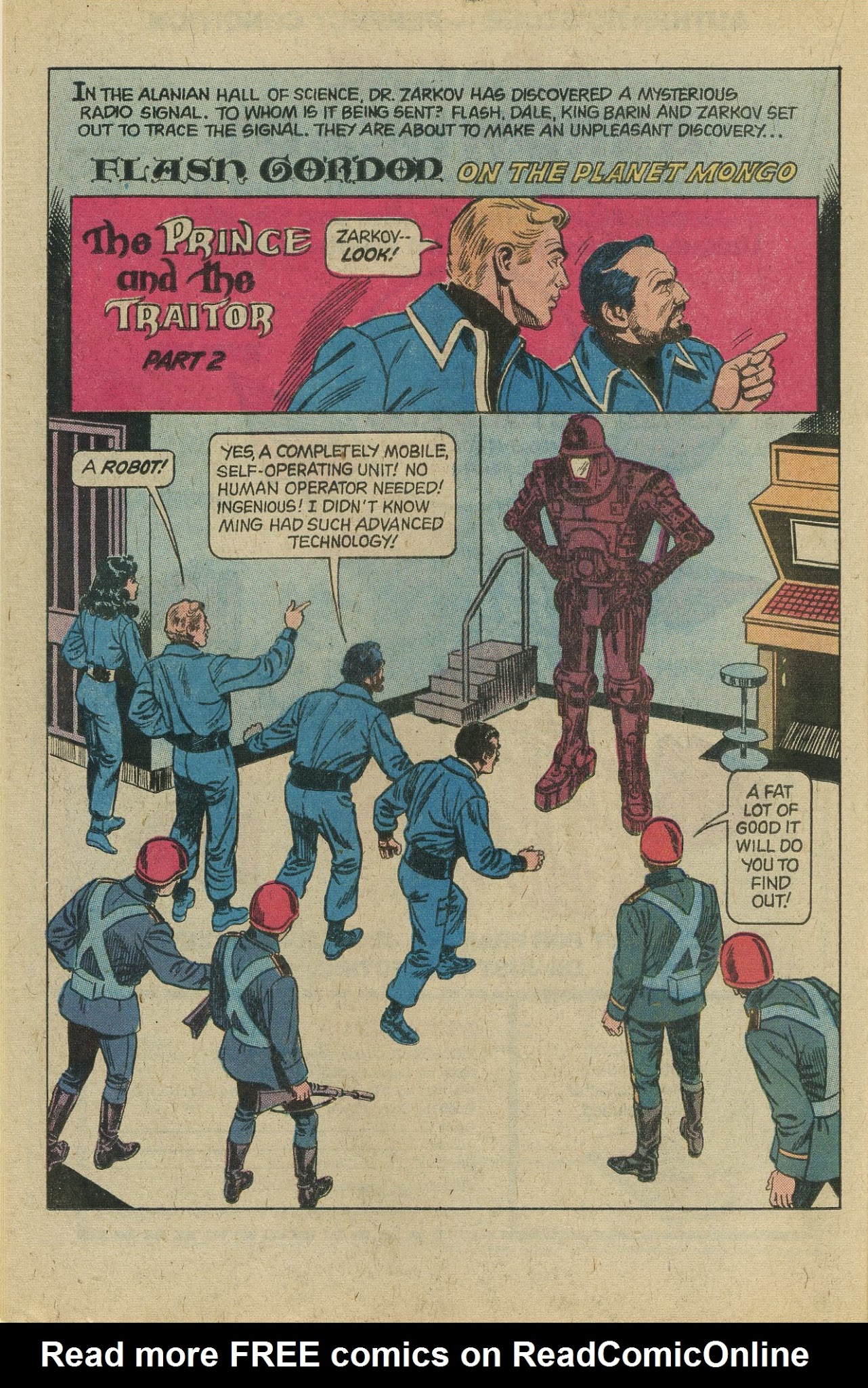 Read online Flash Gordon (1978) comic -  Issue #22 - 16