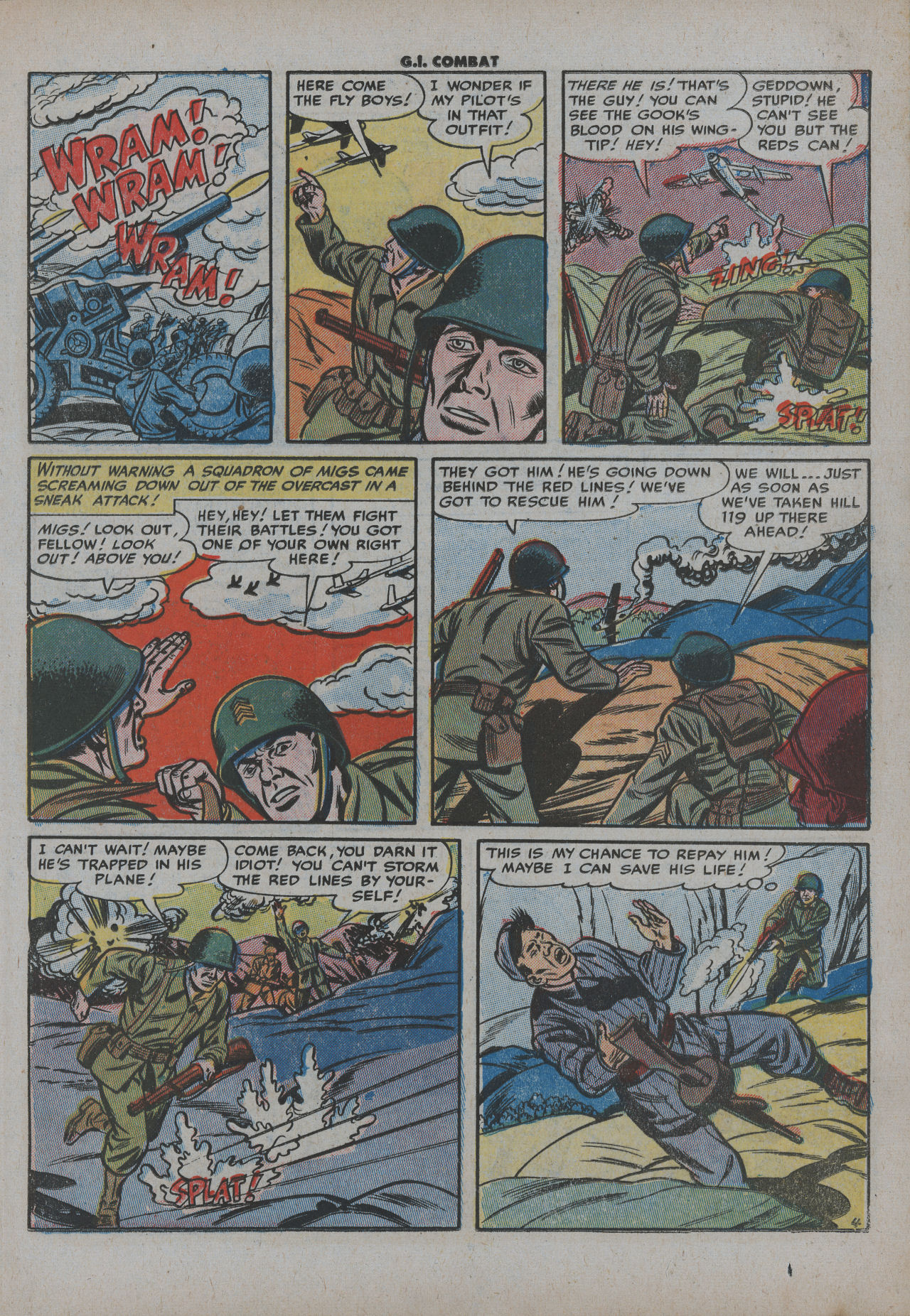 Read online G.I. Combat (1952) comic -  Issue #6 - 21