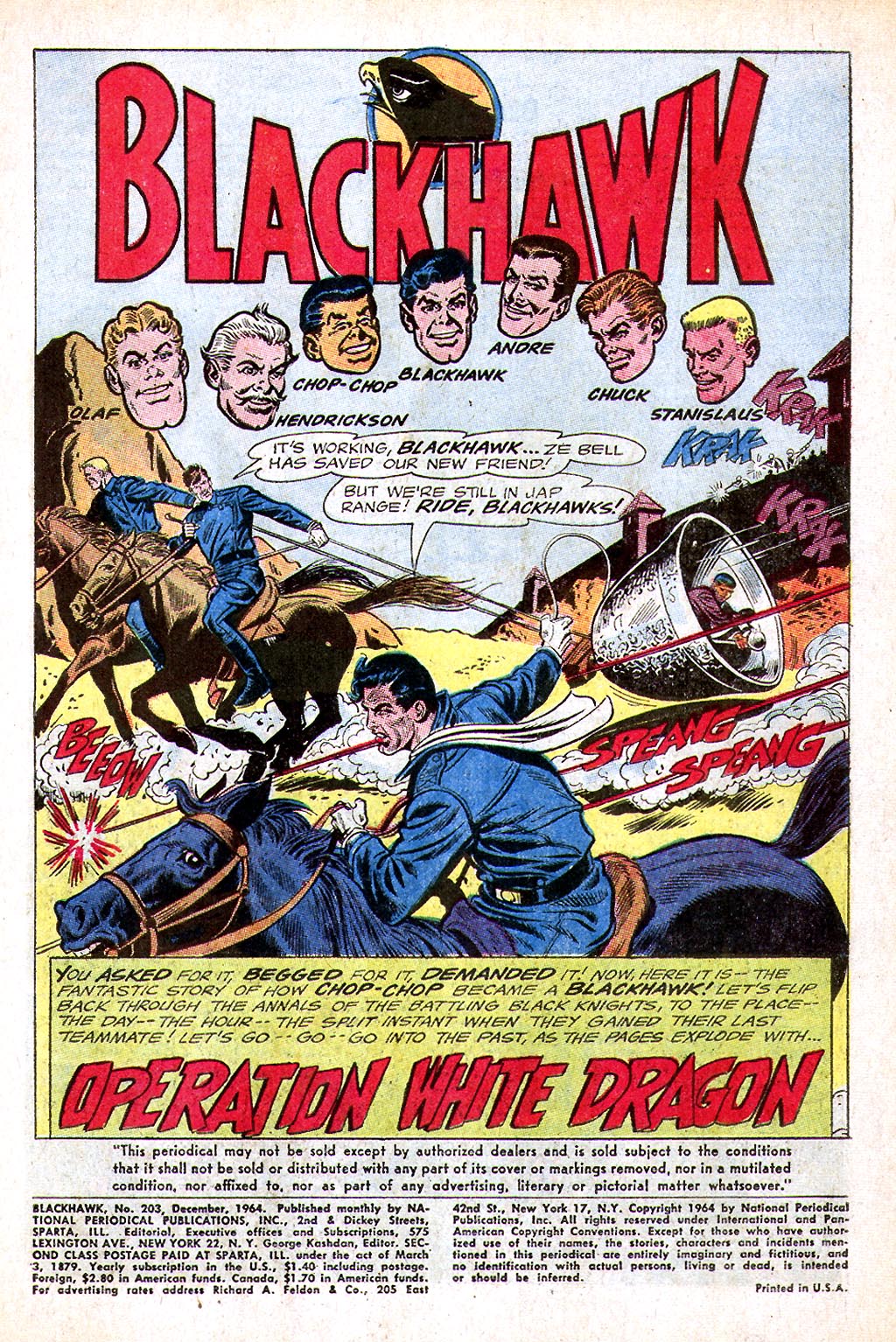 Read online Blackhawk (1957) comic -  Issue #203 - 3