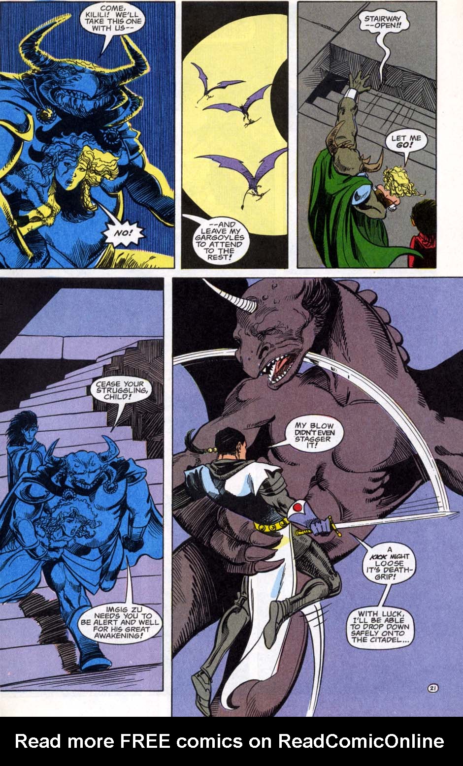 Read online Advanced Dungeons & Dragons comic -  Issue #3 - 21