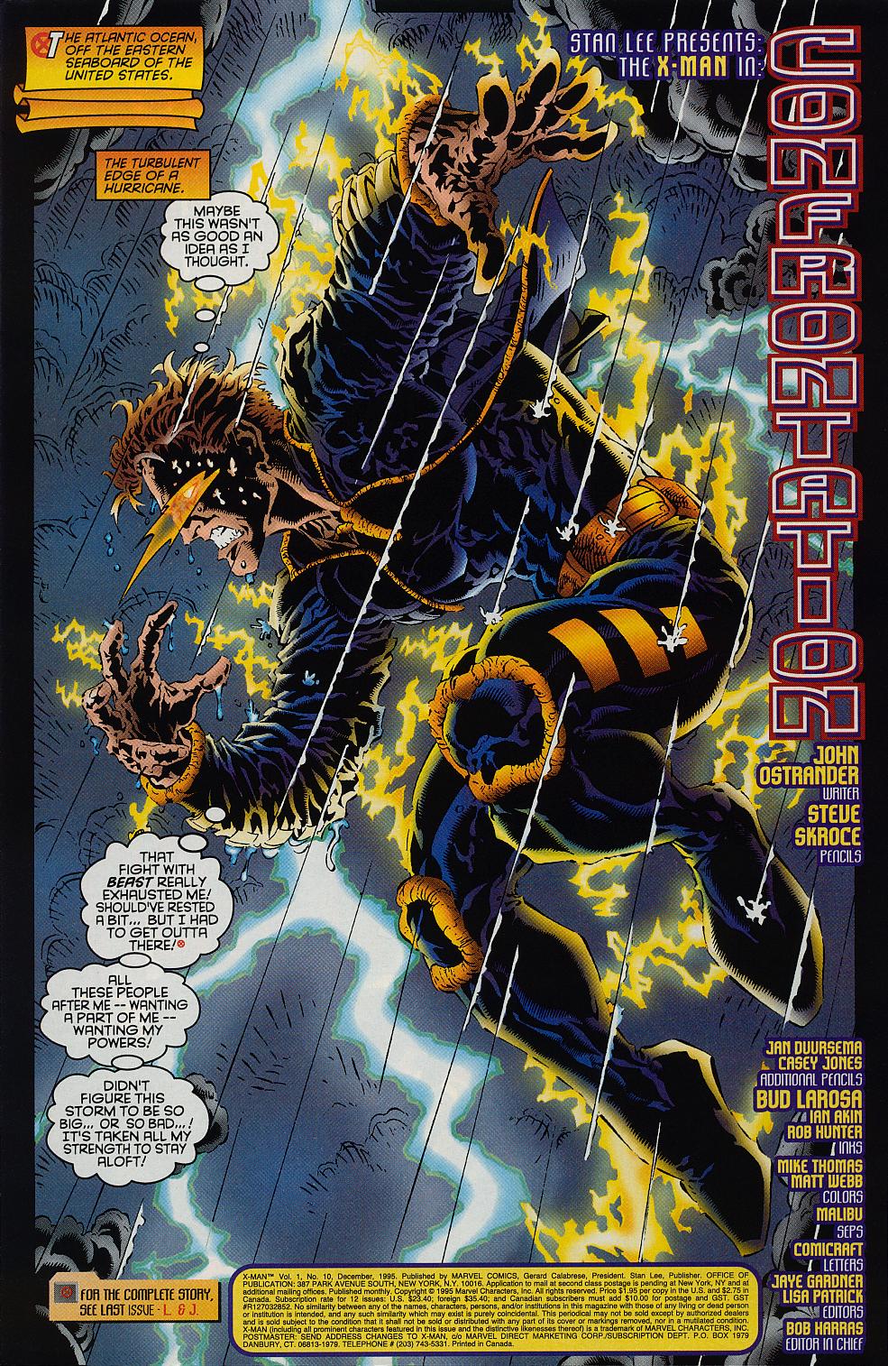 Read online X-Man comic -  Issue #10 - 2