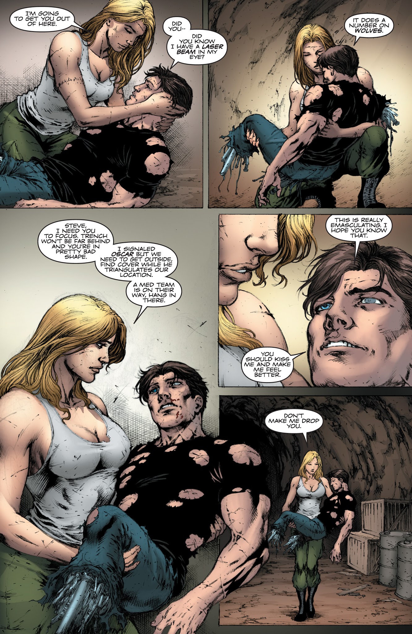 Read online The Bionic Man vs. The Bionic Woman comic -  Issue # TPB - 77