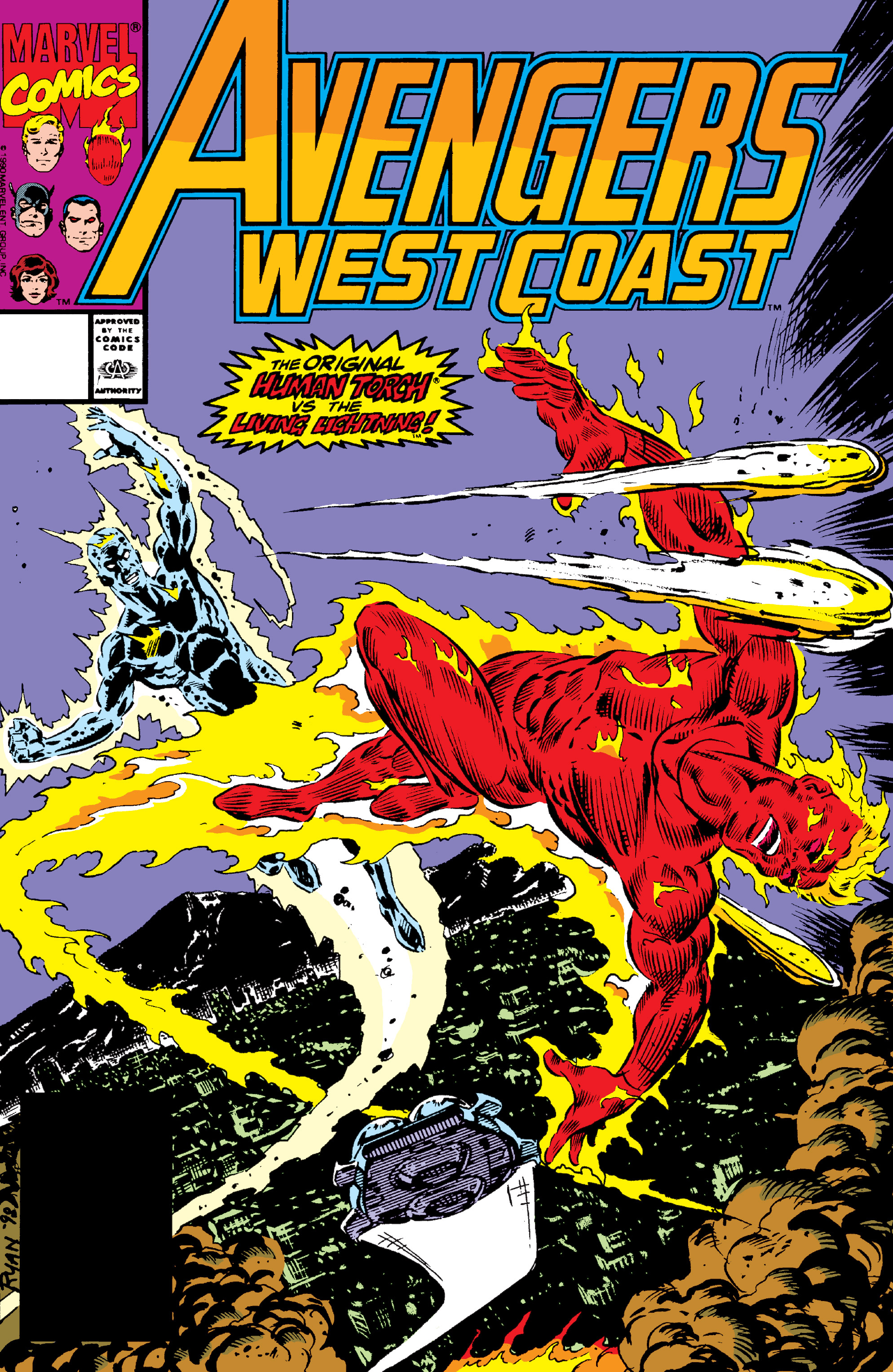 Read online Avengers West Coast (1989) comic -  Issue #63 - 1