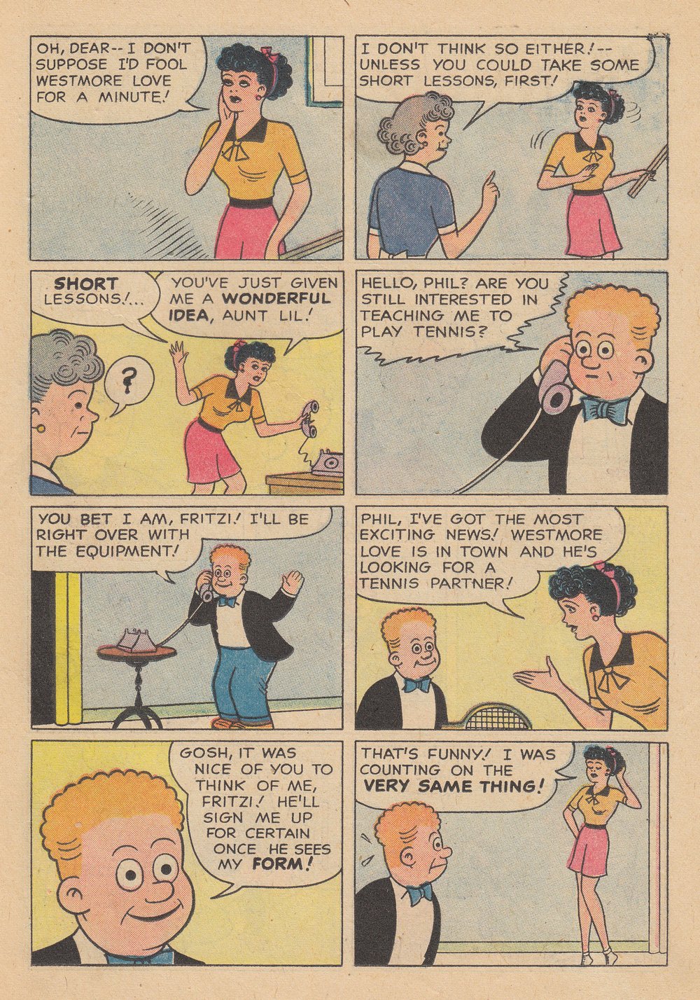 Read online Fritzi Ritz (1953) comic -  Issue #58 - 11