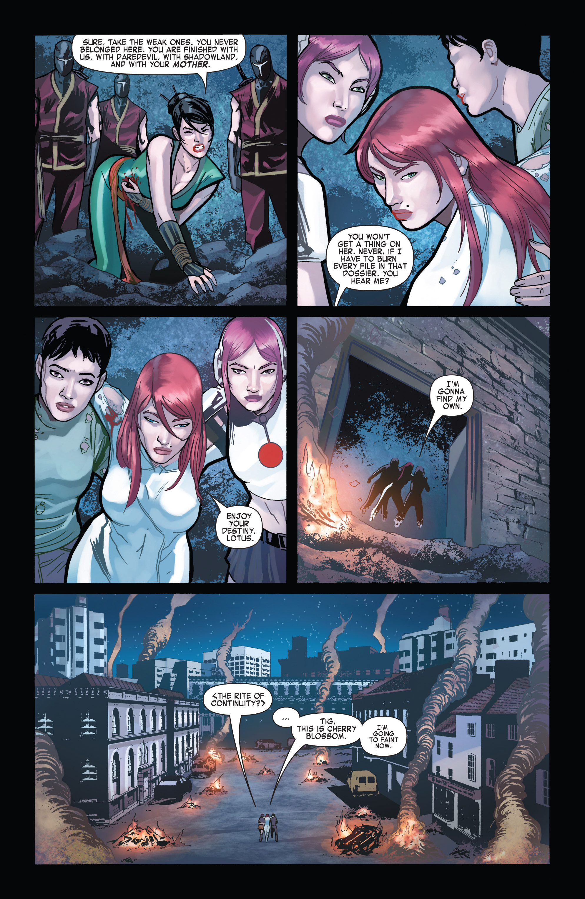 Read online Shadowland: Daughters of the Shadow comic -  Issue #3 - 23