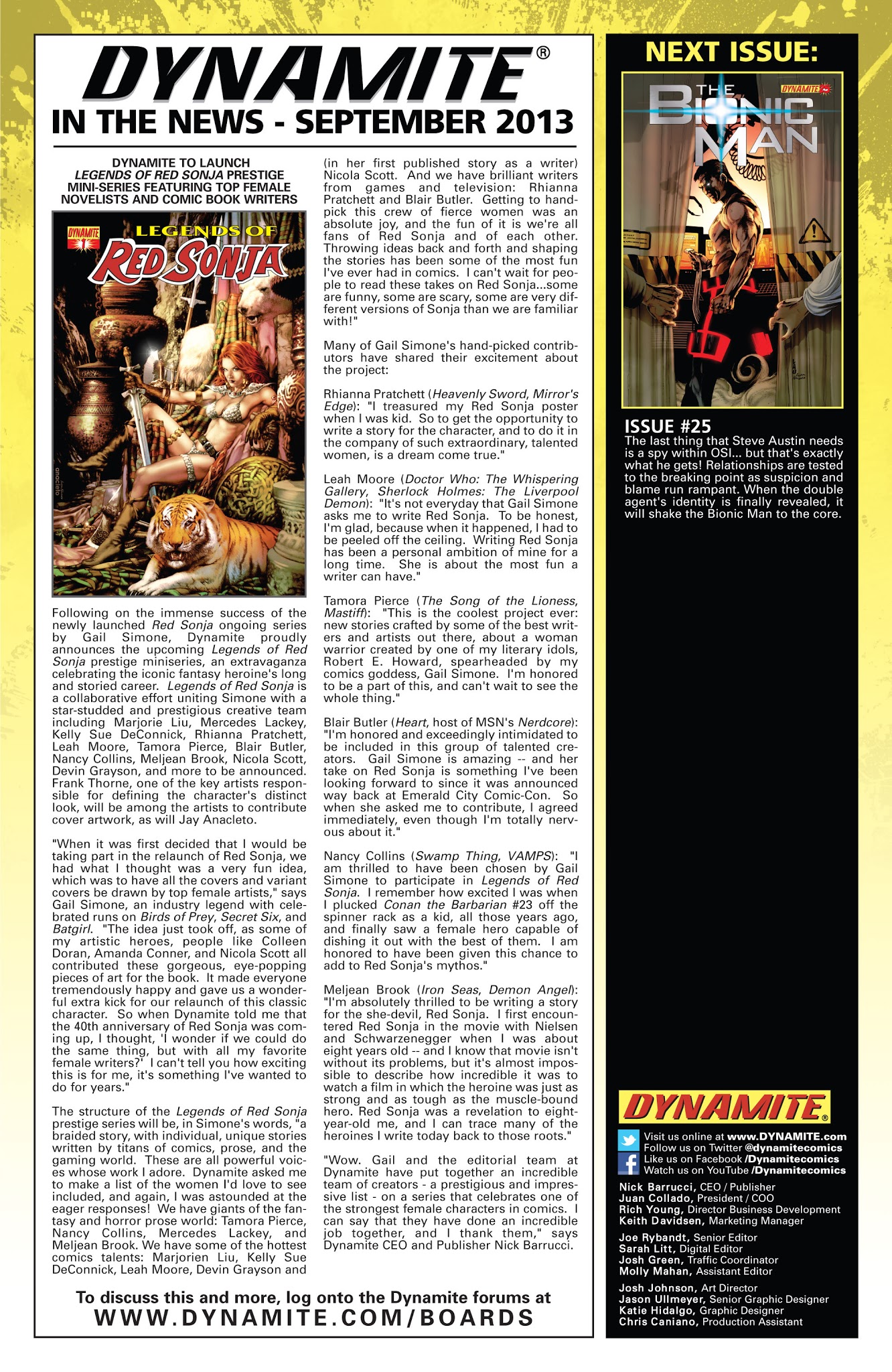 Read online Bionic Man comic -  Issue #24 - 25