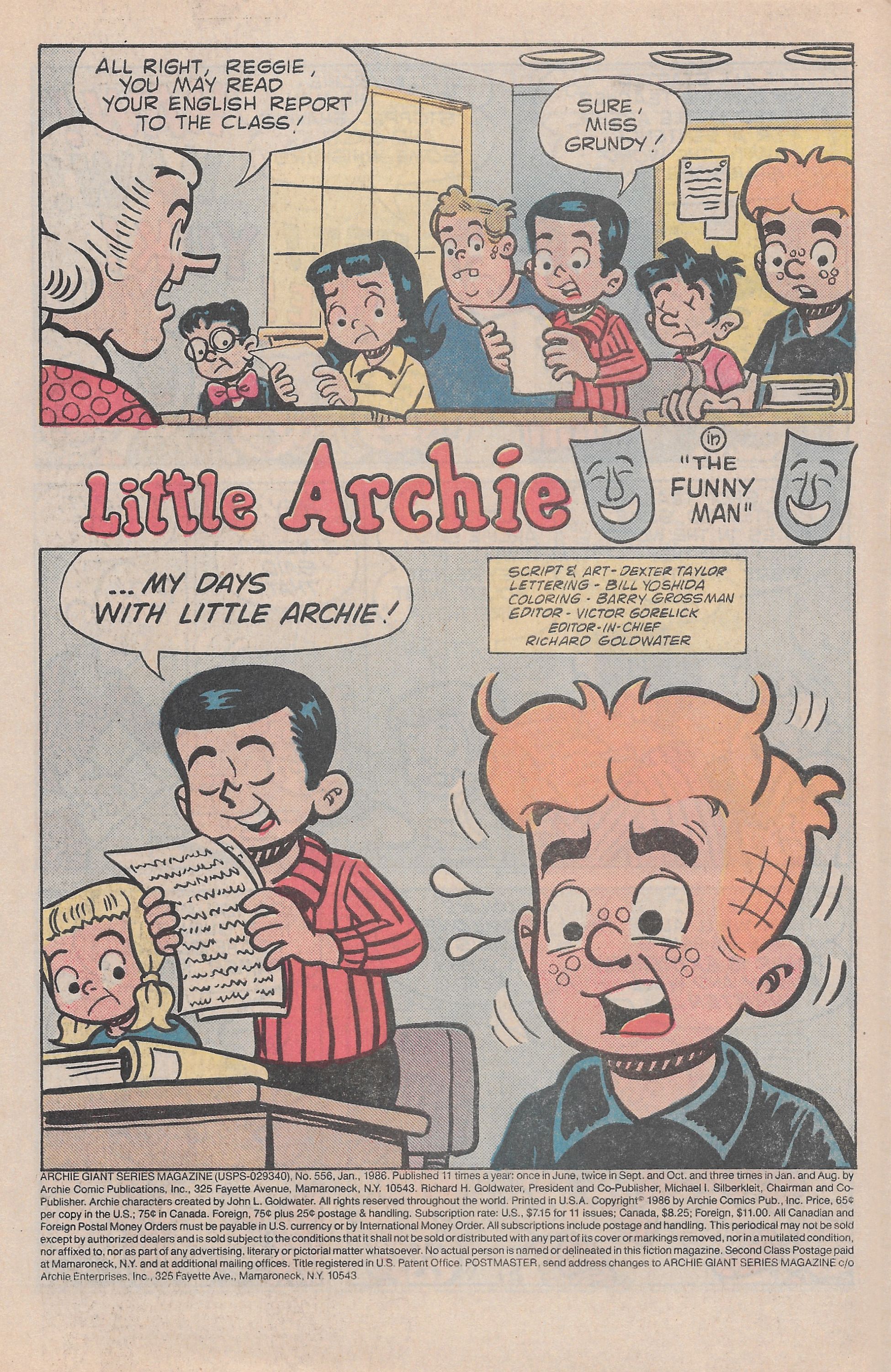 Read online Archie Giant Series Magazine comic -  Issue #556 - 3