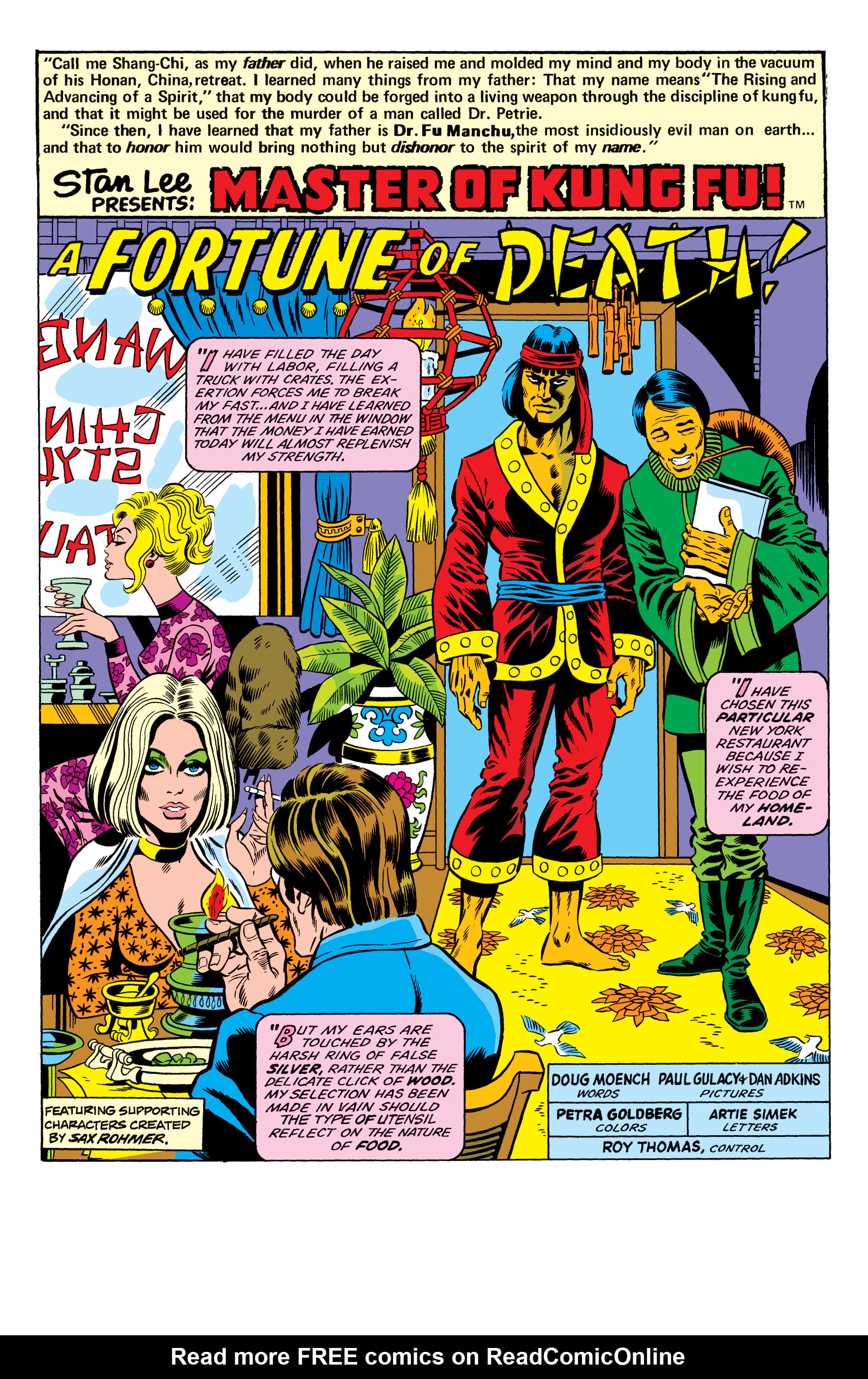 Read online Master of Kung Fu Epic Collection: Weapon of the Soul comic -  Issue # TPB (Part 3) - 12