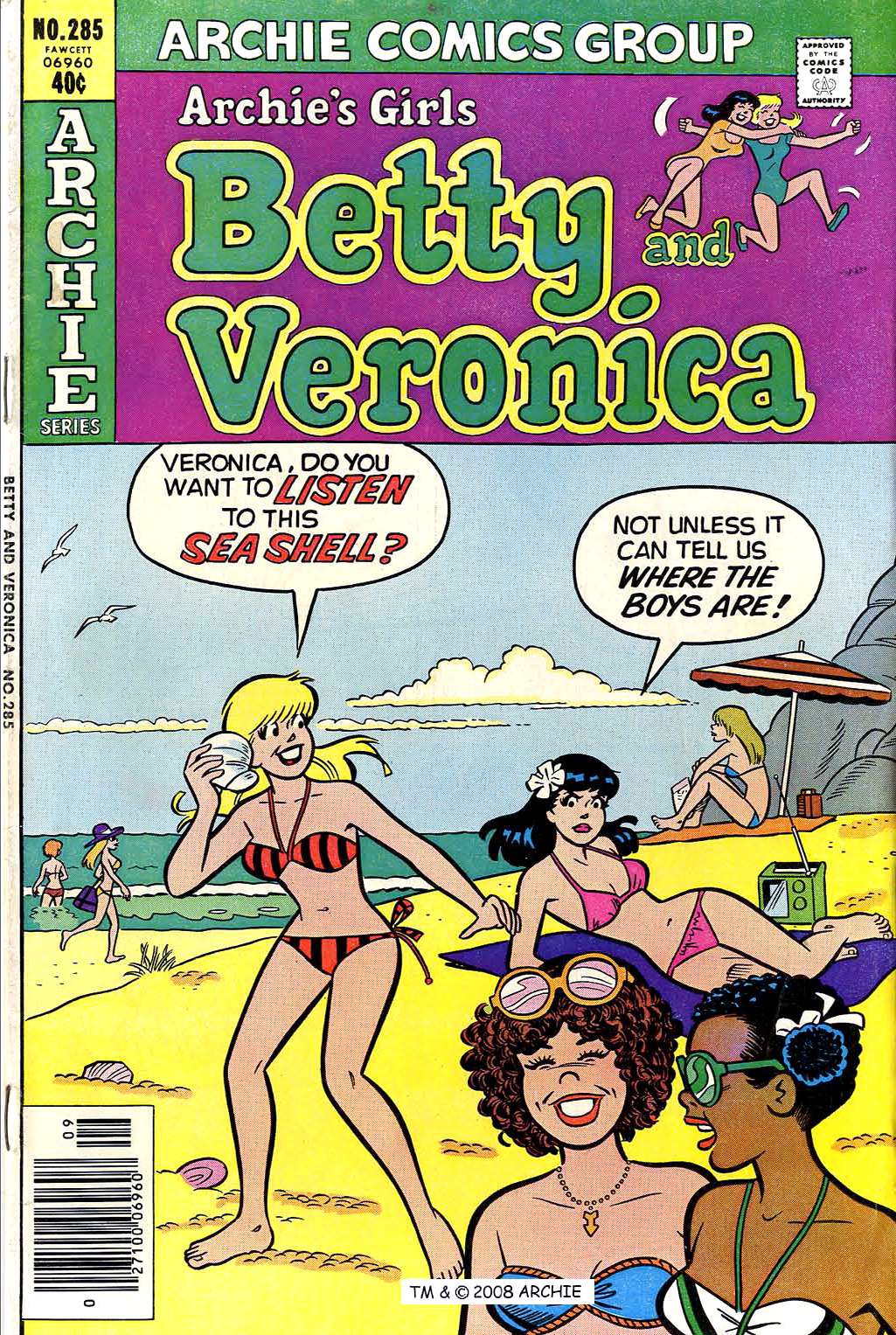 Read online Archie's Girls Betty and Veronica comic -  Issue #285 - 1