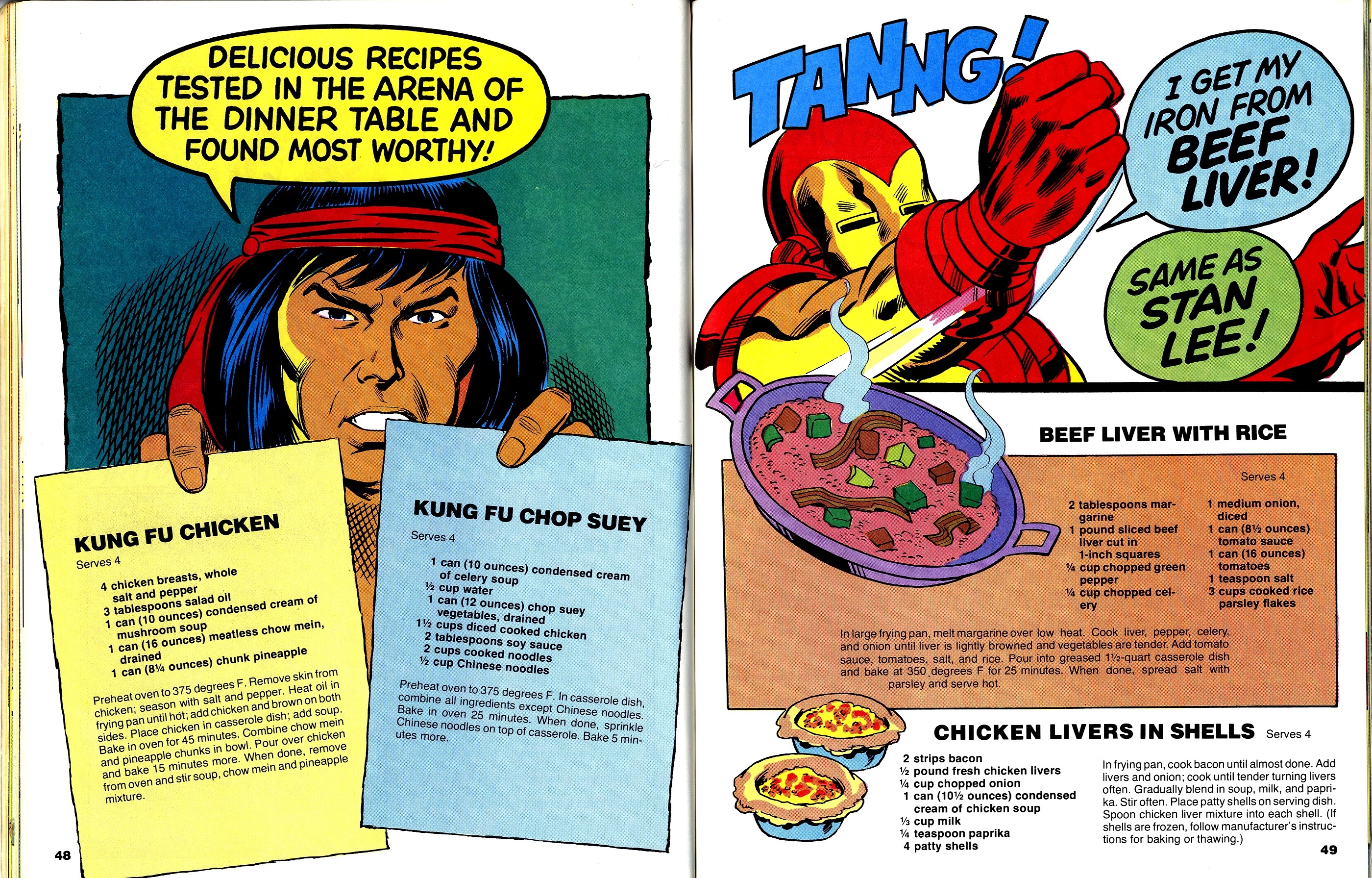 Read online The Mighty Marvel Superheroes' Cookbook comic -  Issue # Full - 26
