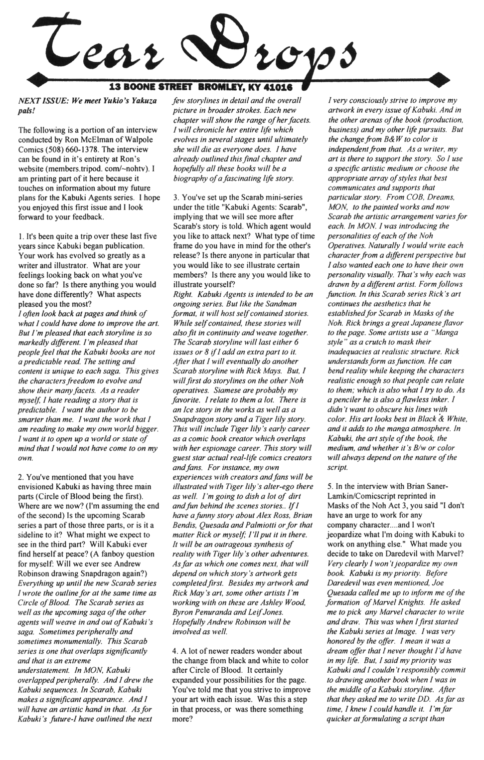 Read online Kabuki Agents: Scarab comic -  Issue #1 - 30