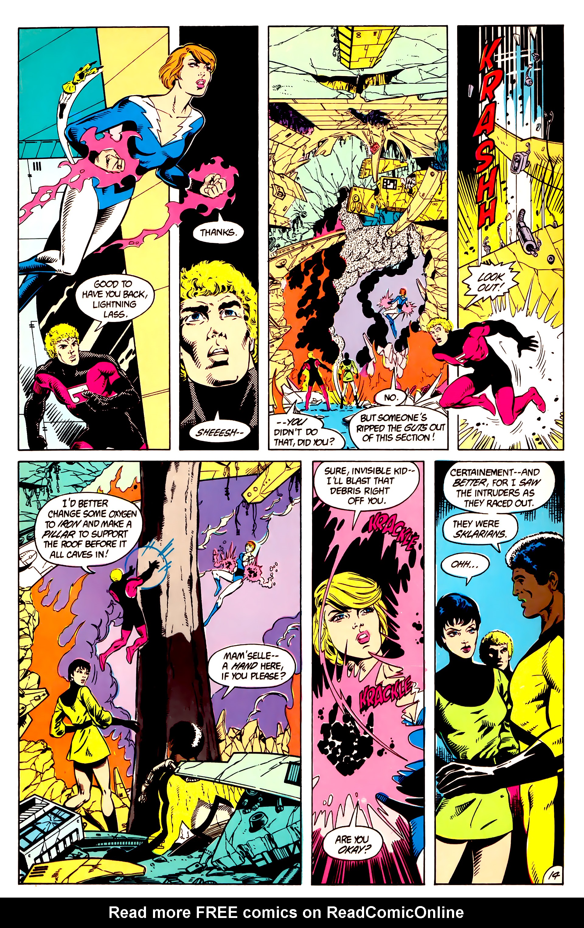 Read online Legion of Super-Heroes (1984) comic -  Issue #9 - 16