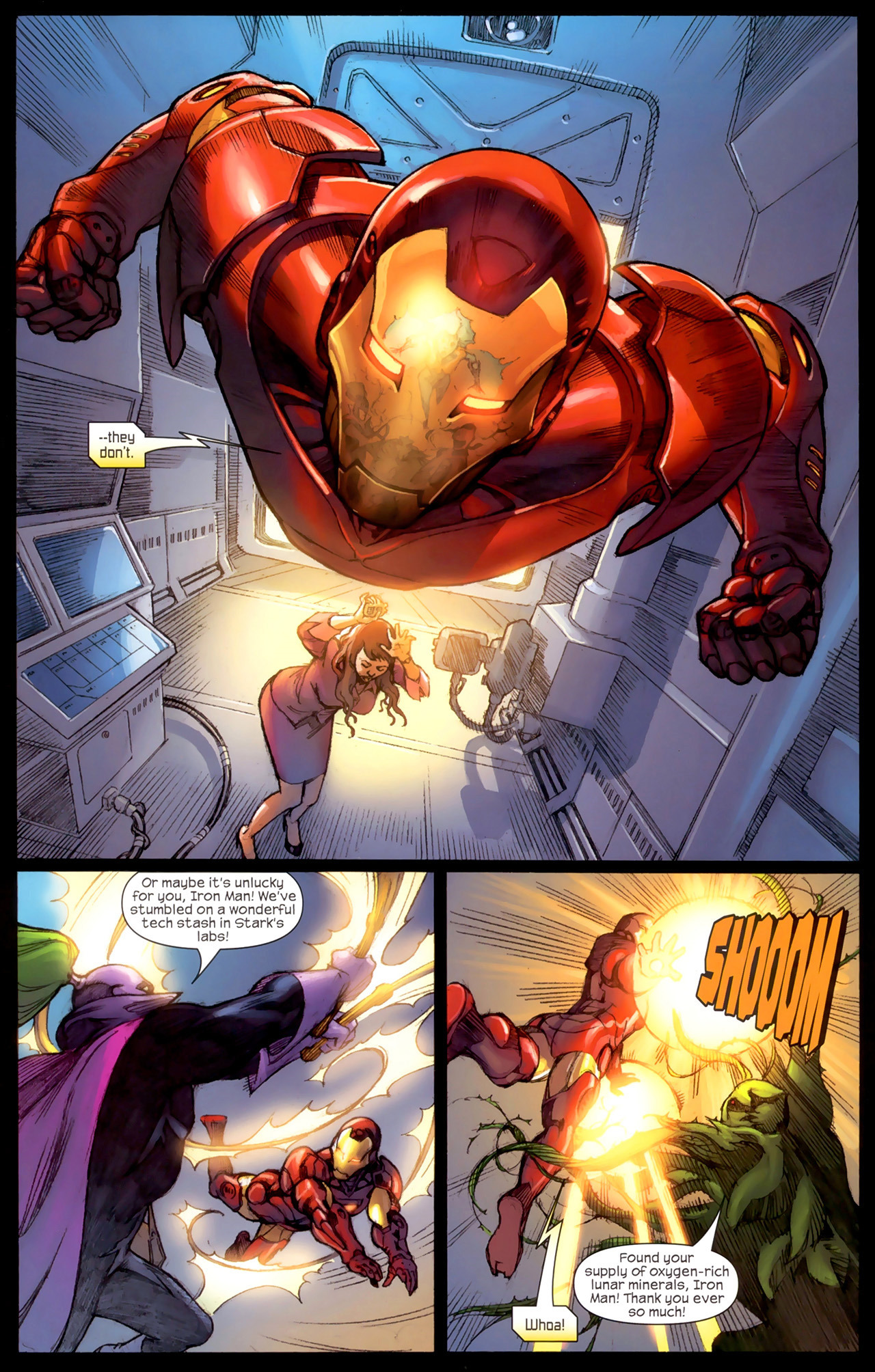 Read online Iron Man: Golden Avenger comic -  Issue # Full - 18