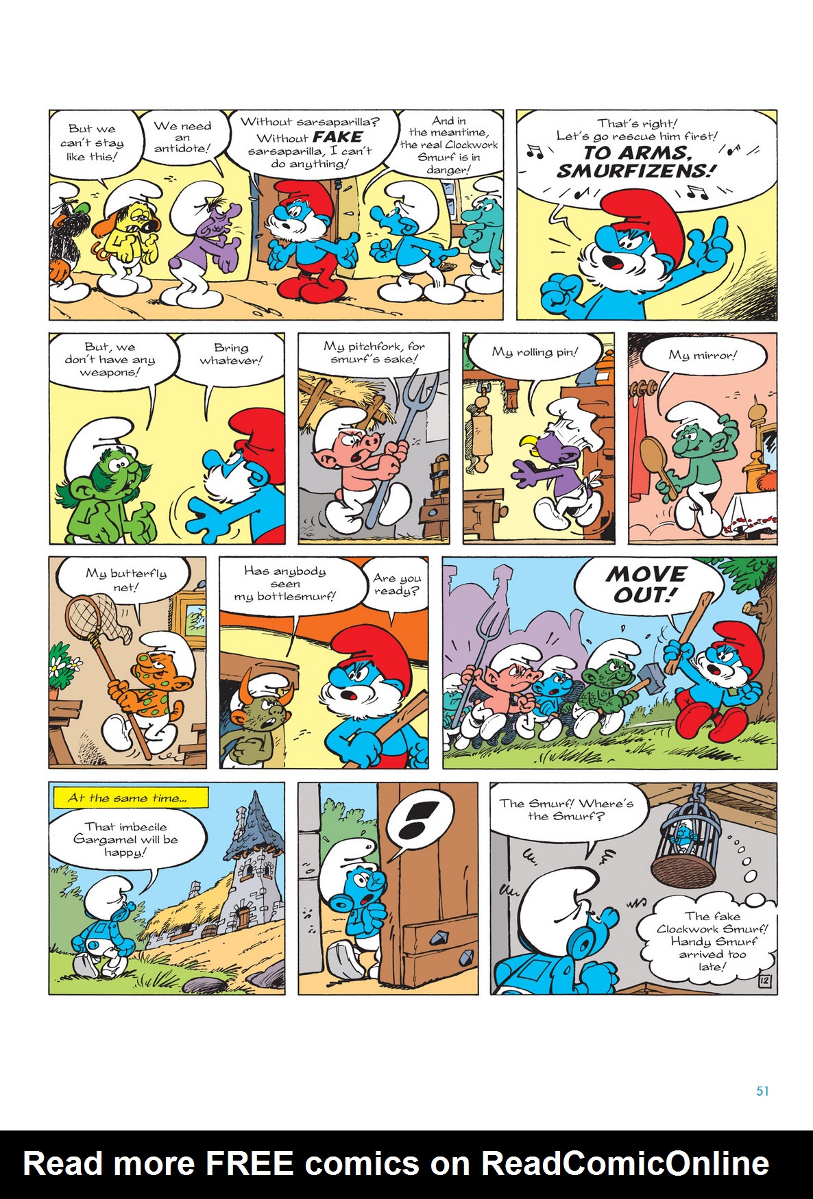 Read online The Smurfs comic -  Issue #13 - 51