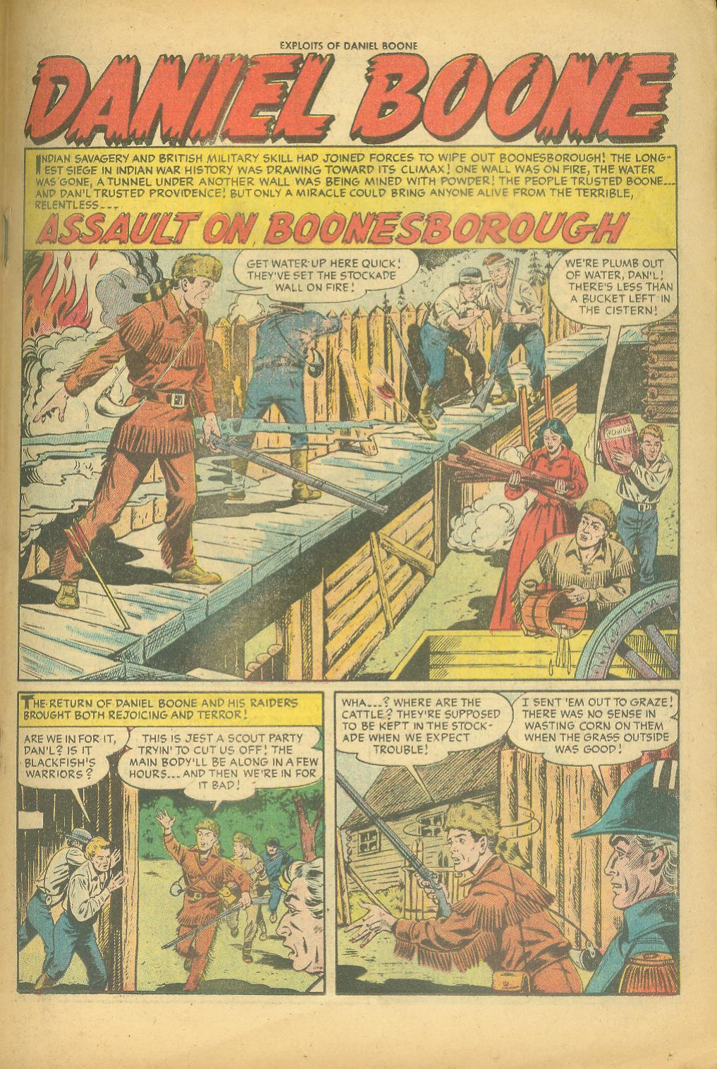 Read online Exploits of Daniel Boone comic -  Issue #1 - 19