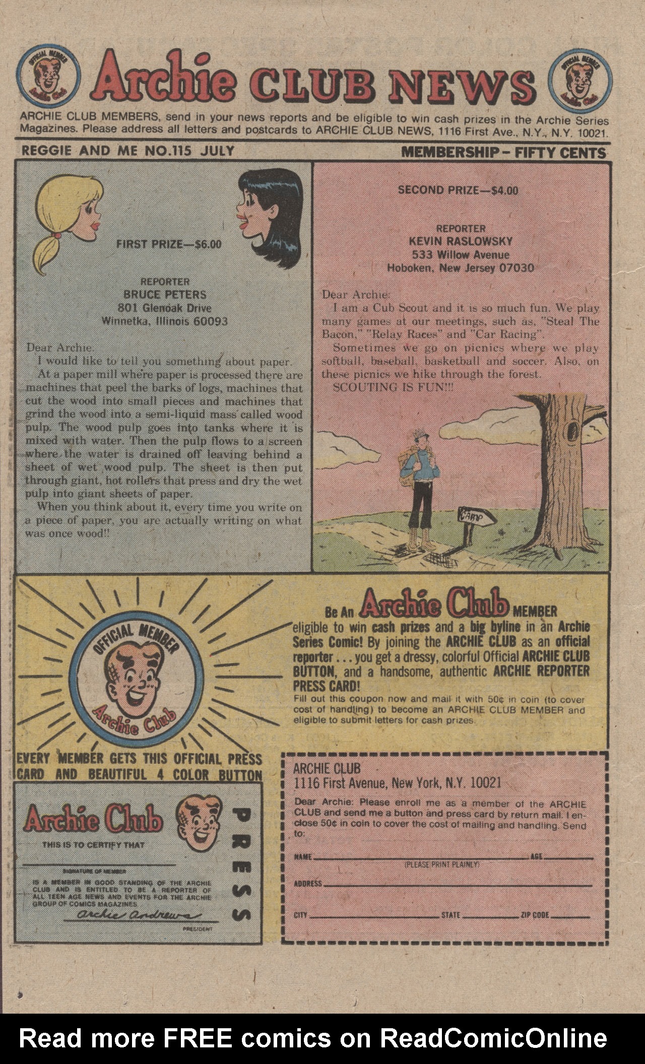 Read online Reggie and Me (1966) comic -  Issue #115 - 26