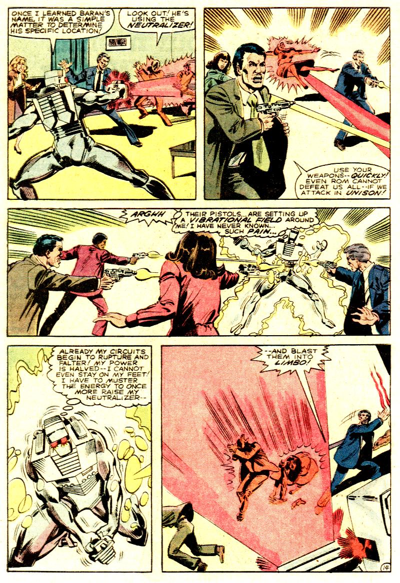 Read online ROM (1979) comic -  Issue #25 - 36