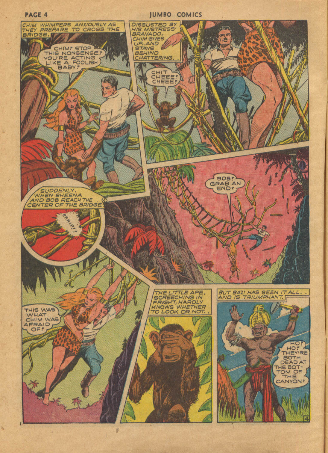 Read online Jumbo Comics comic -  Issue #36 - 6