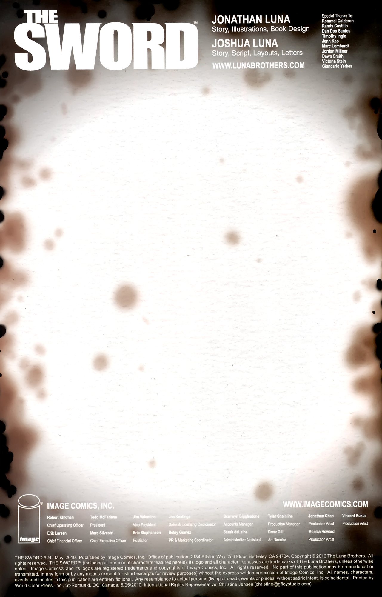 Read online The Sword comic -  Issue #24 - 2