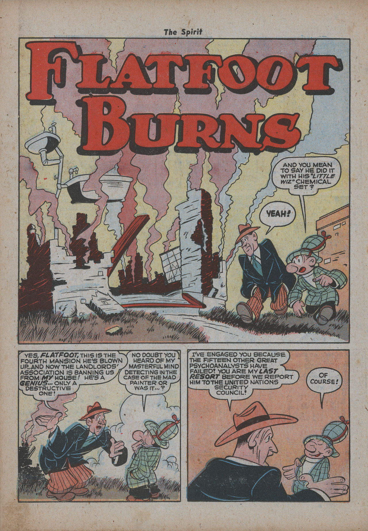 Read online The Spirit (1944) comic -  Issue #18 - 18