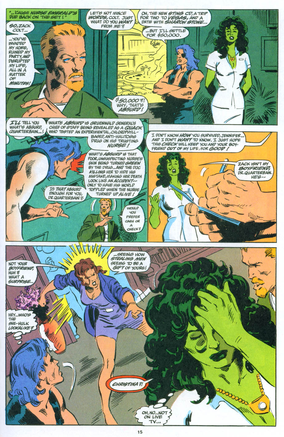 Read online The Sensational She-Hulk comic -  Issue #56 - 13