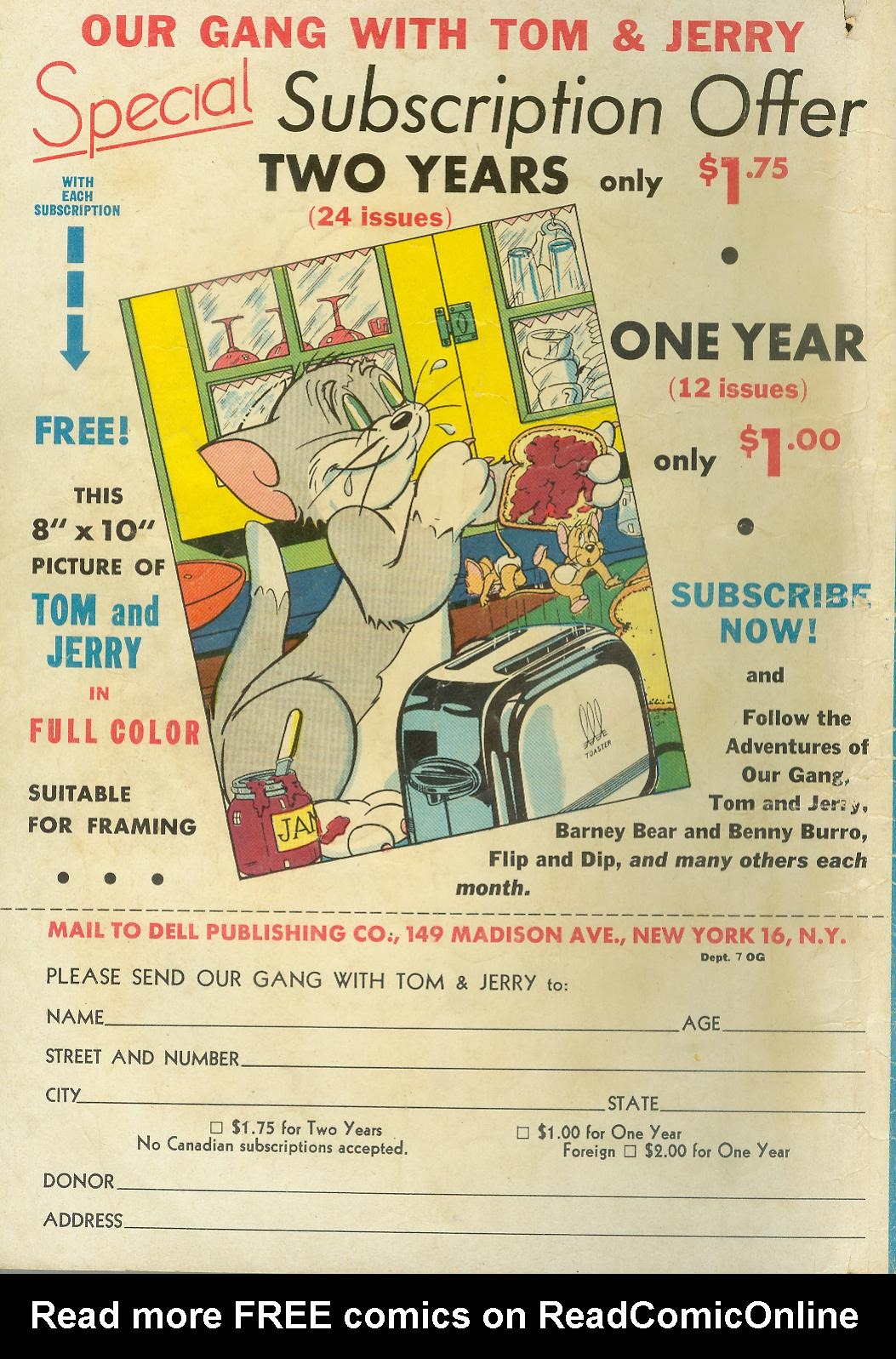 Read online Our Gang with Tom & Jerry comic -  Issue #48 - 52