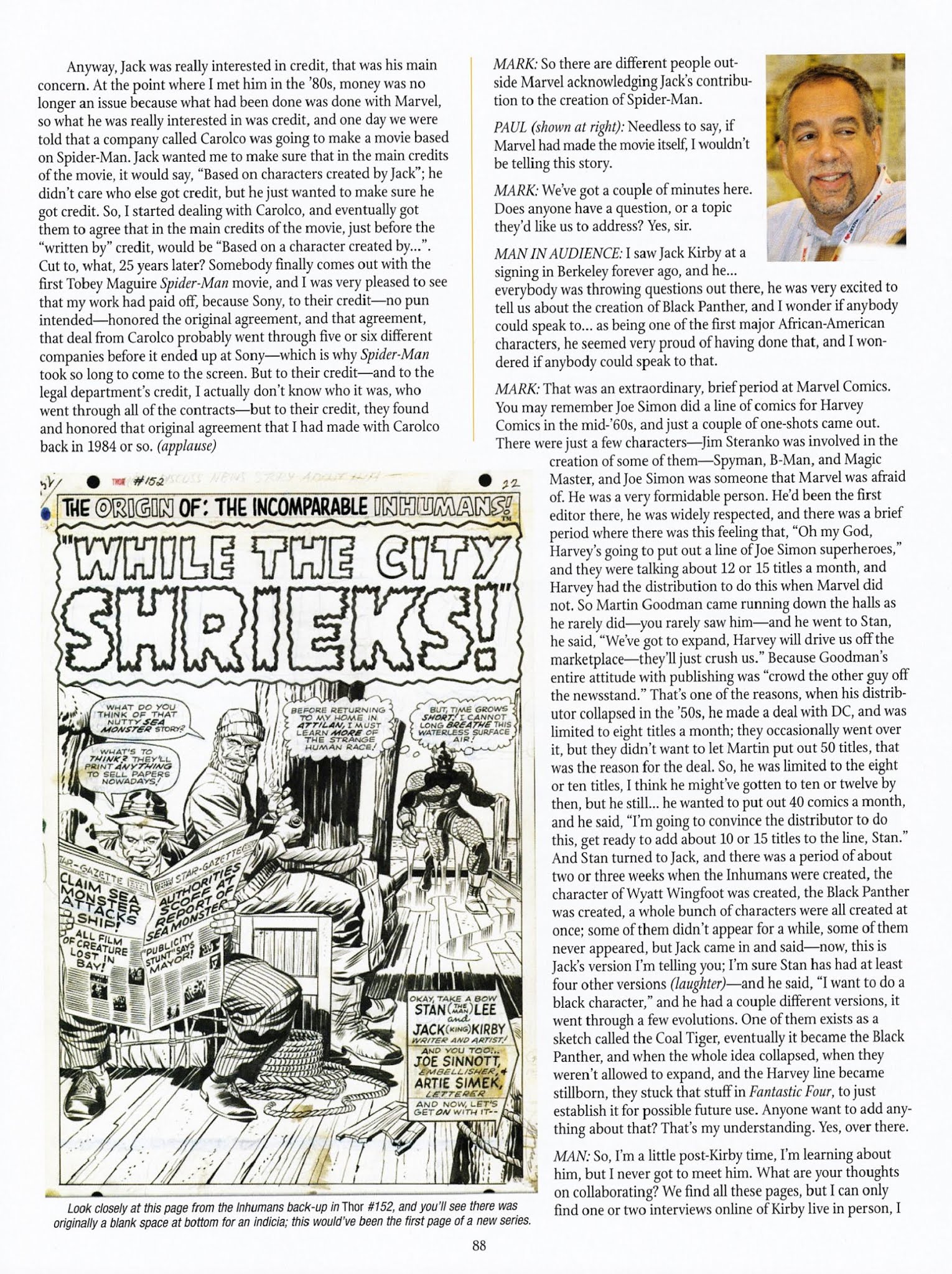 Read online The Jack Kirby Collector comic -  Issue #62 - 87