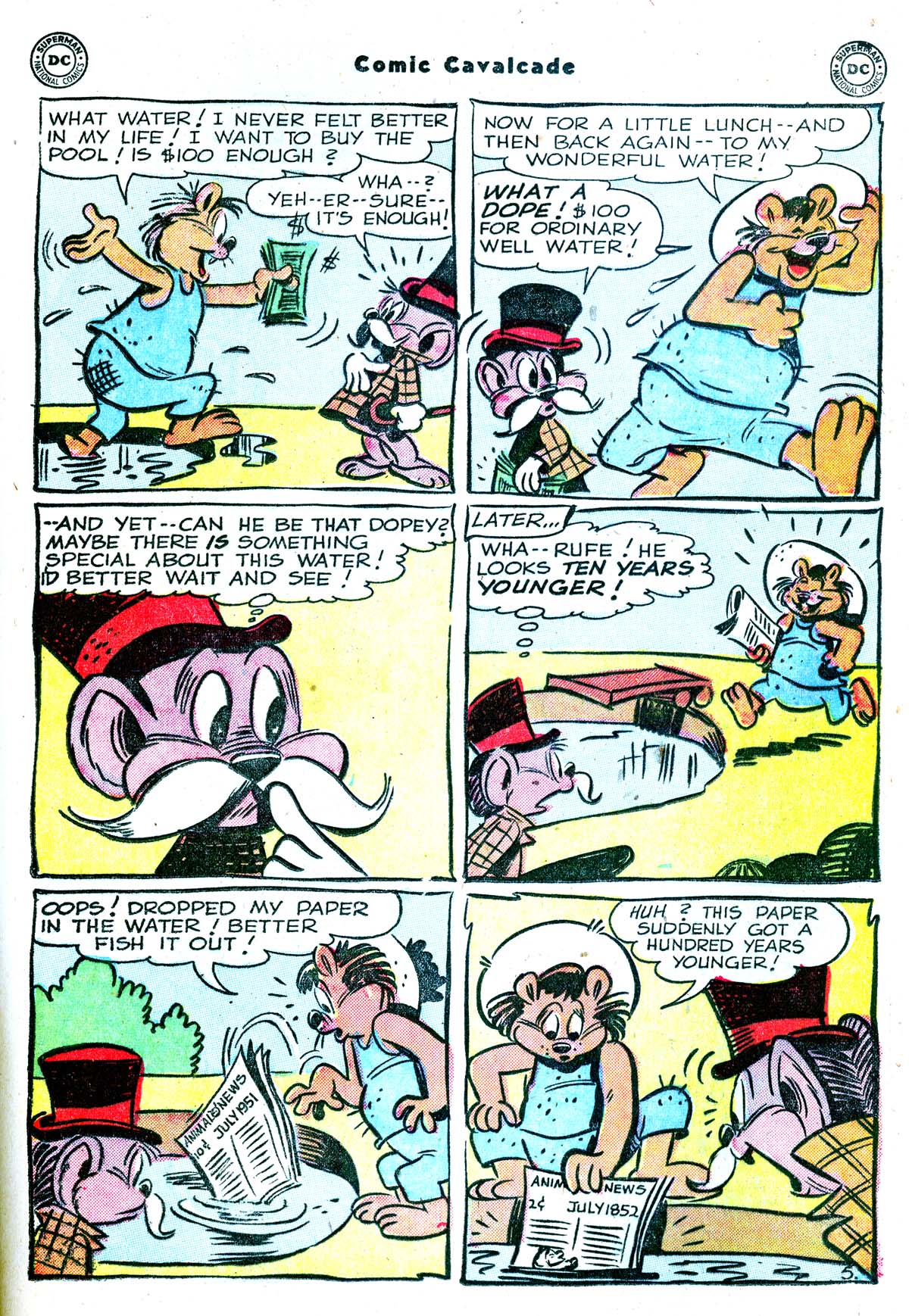 Read online Comic Cavalcade comic -  Issue #48 - 41