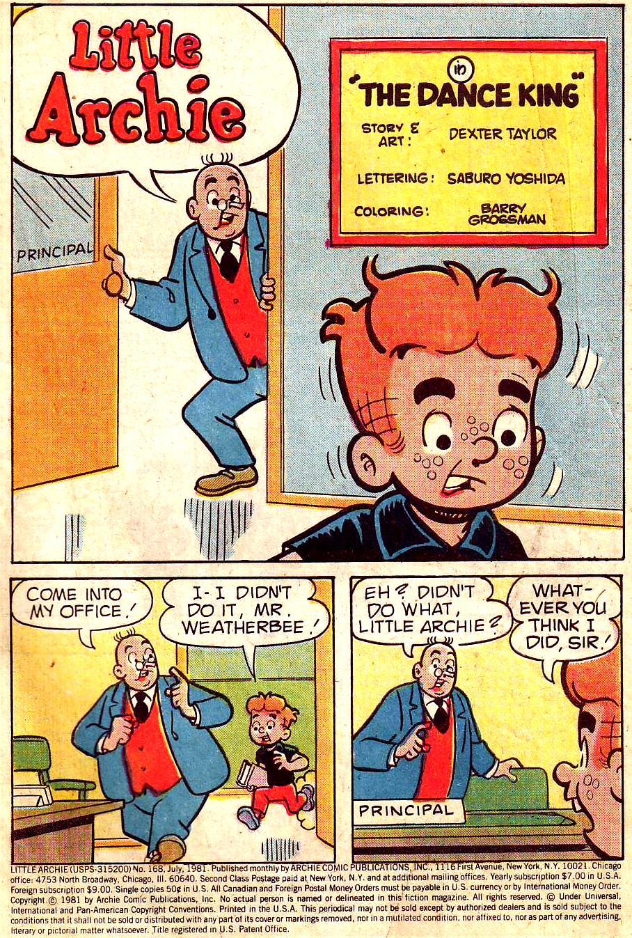 Read online The Adventures of Little Archie comic -  Issue #168 - 3