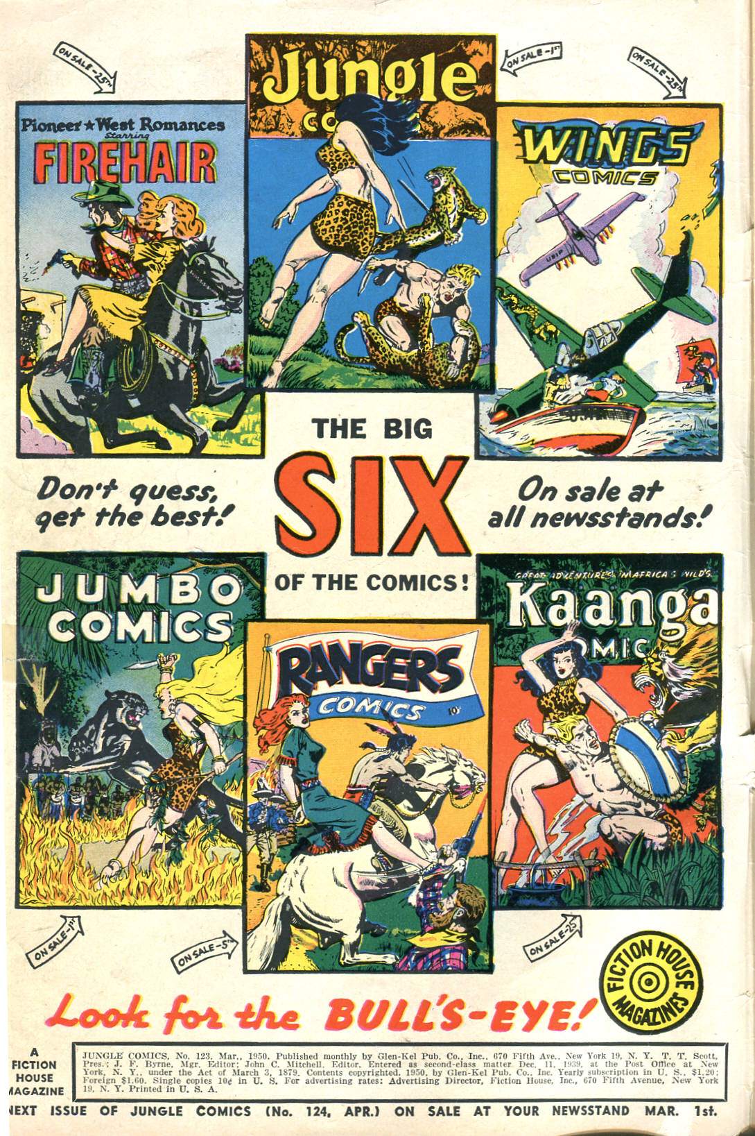 Read online Jungle Comics comic -  Issue #123 - 2