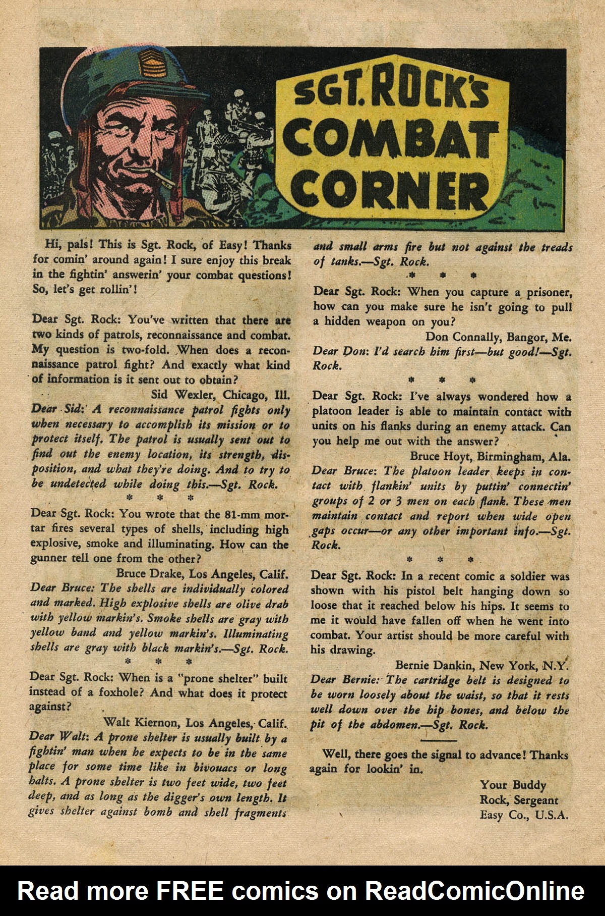 Read online Our Army at War (1952) comic -  Issue #126 - 20