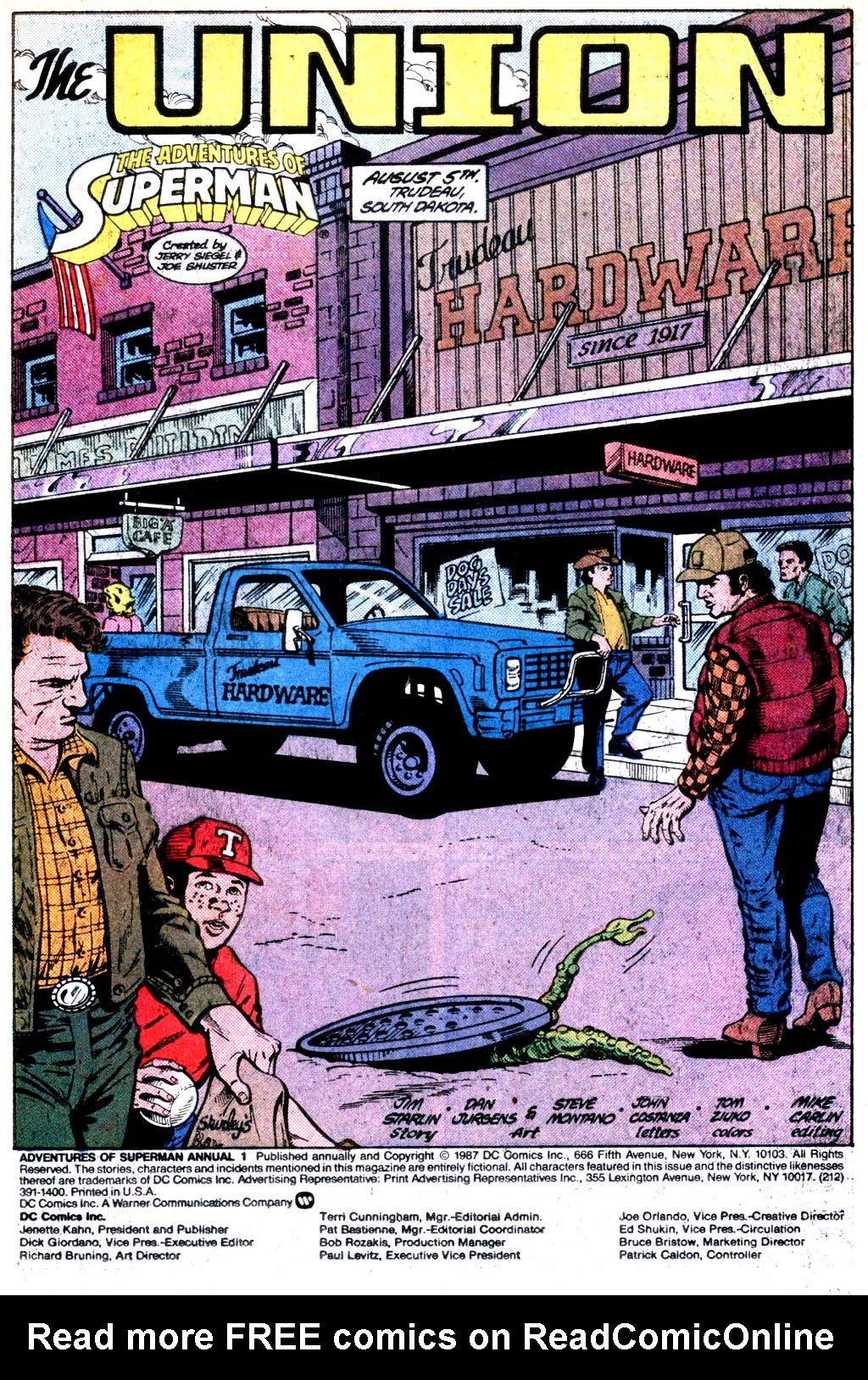 Adventures of Superman (1987) _Annual_1 Page 1