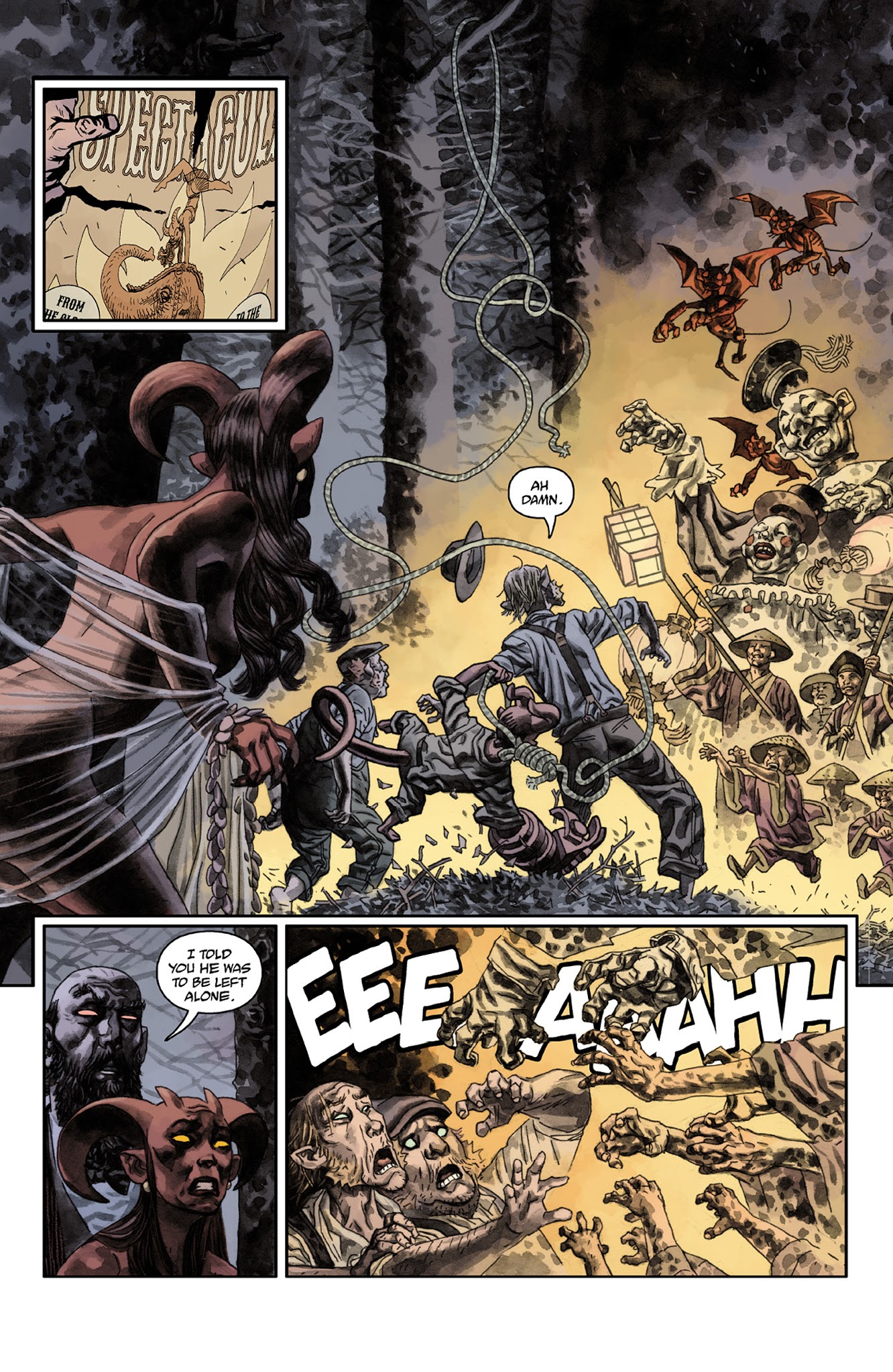Read online Hellboy: The Midnight Circus comic -  Issue # TPB - 54