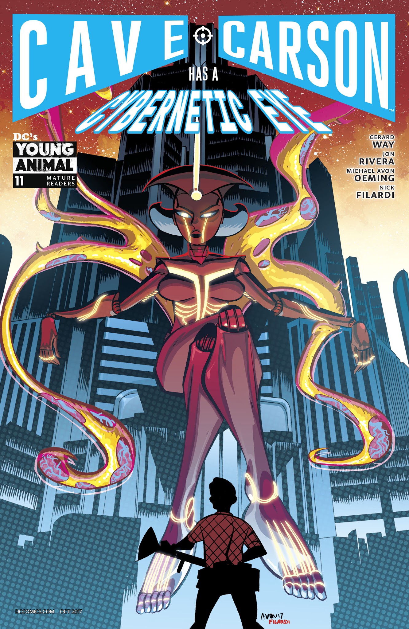 Read online Cave Carson Has a Cybernetic Eye comic -  Issue #11 - 1