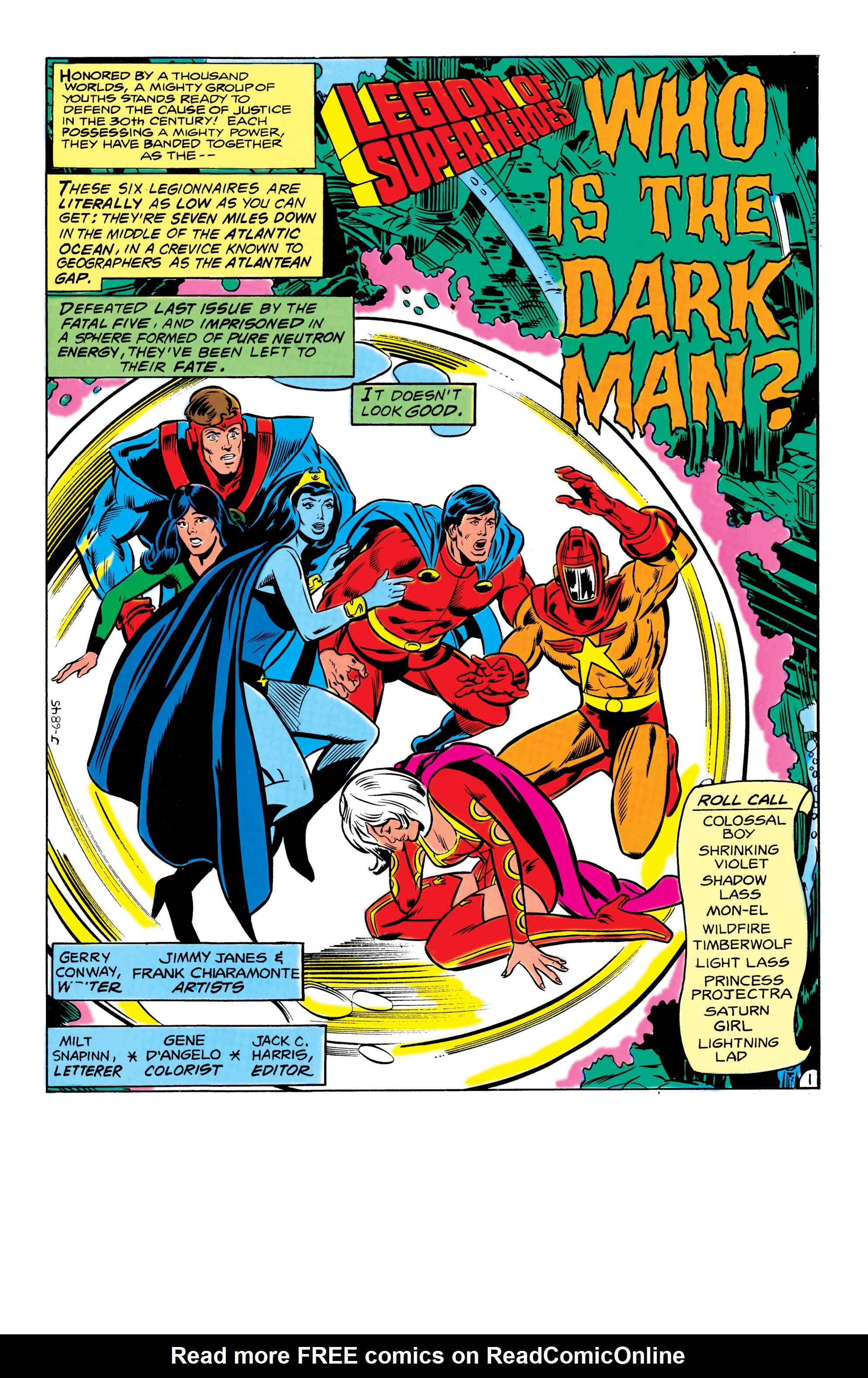 Read online Legion of Super-Heroes (1980) comic -  Issue #270 - 2