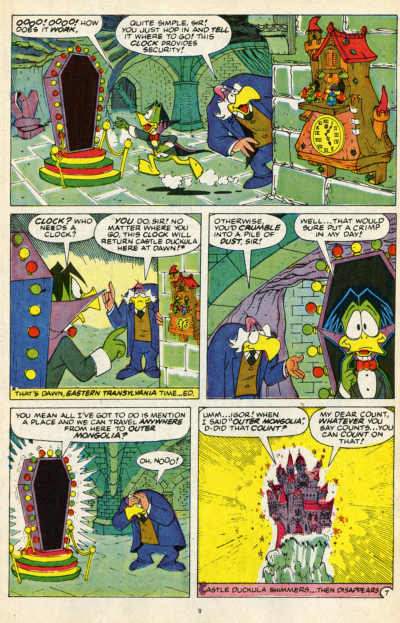 Read online Count Duckula comic -  Issue #1 - 11