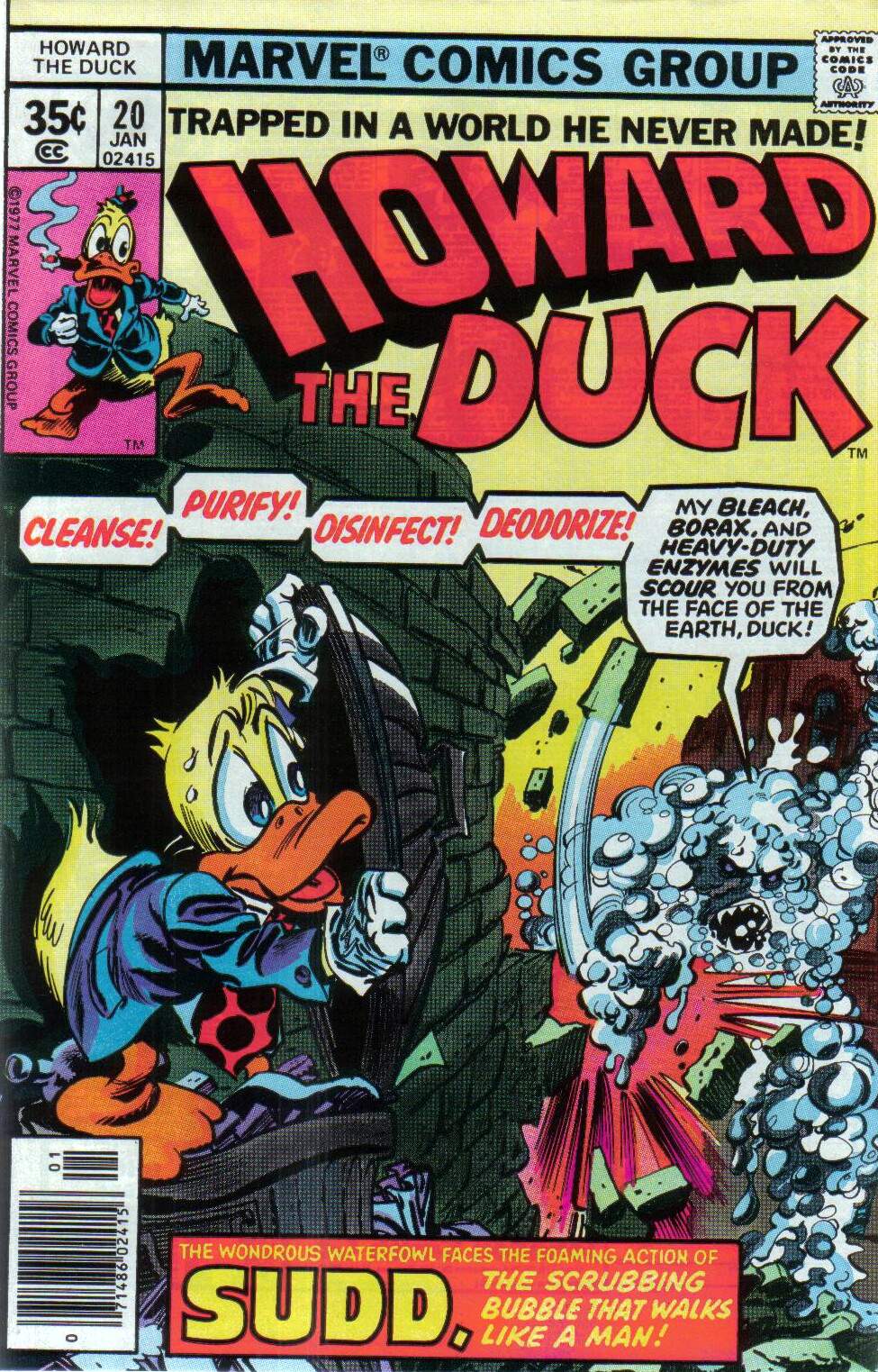 Read online Howard the Duck (1976) comic -  Issue #20 - 1
