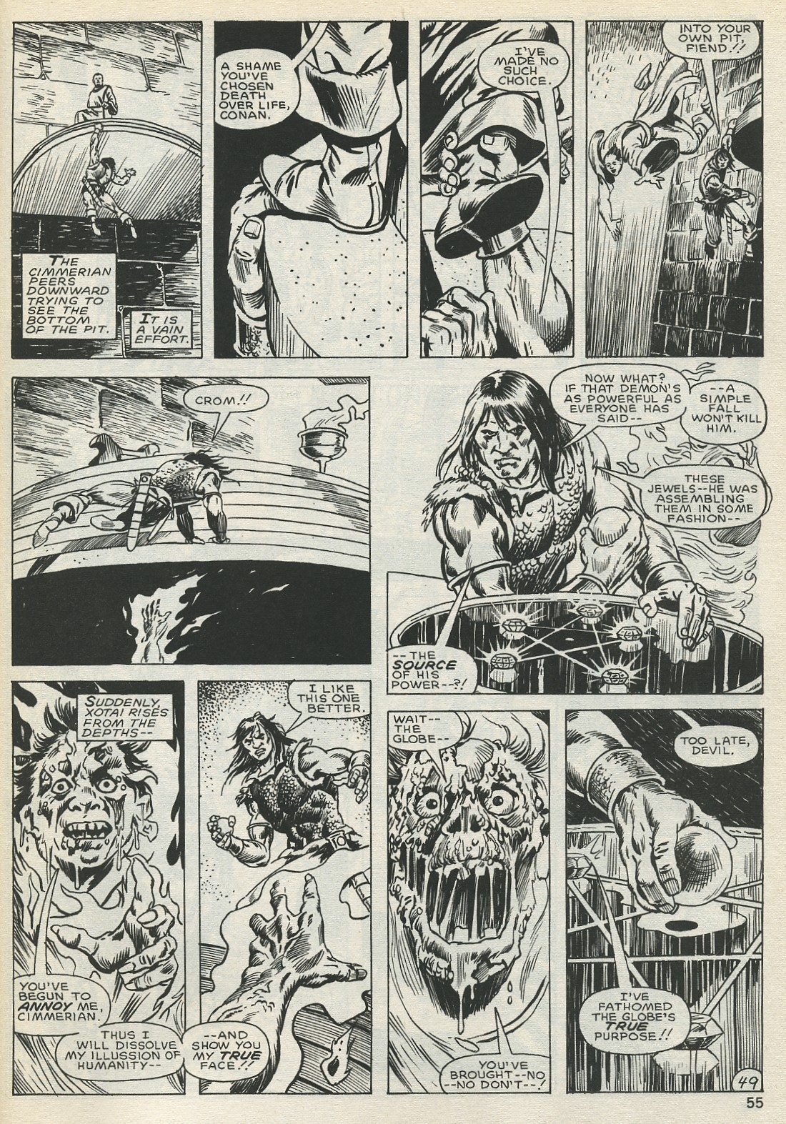 Read online The Savage Sword Of Conan comic -  Issue #128 - 54